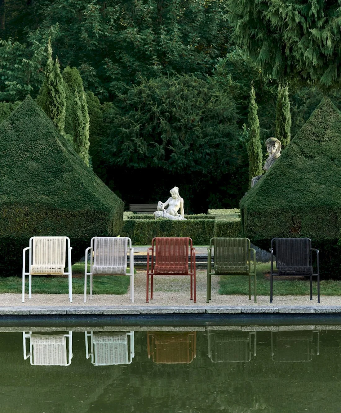 Hay furniture clerkenwell Design Week London, palissade-cord-dining-armchair-family