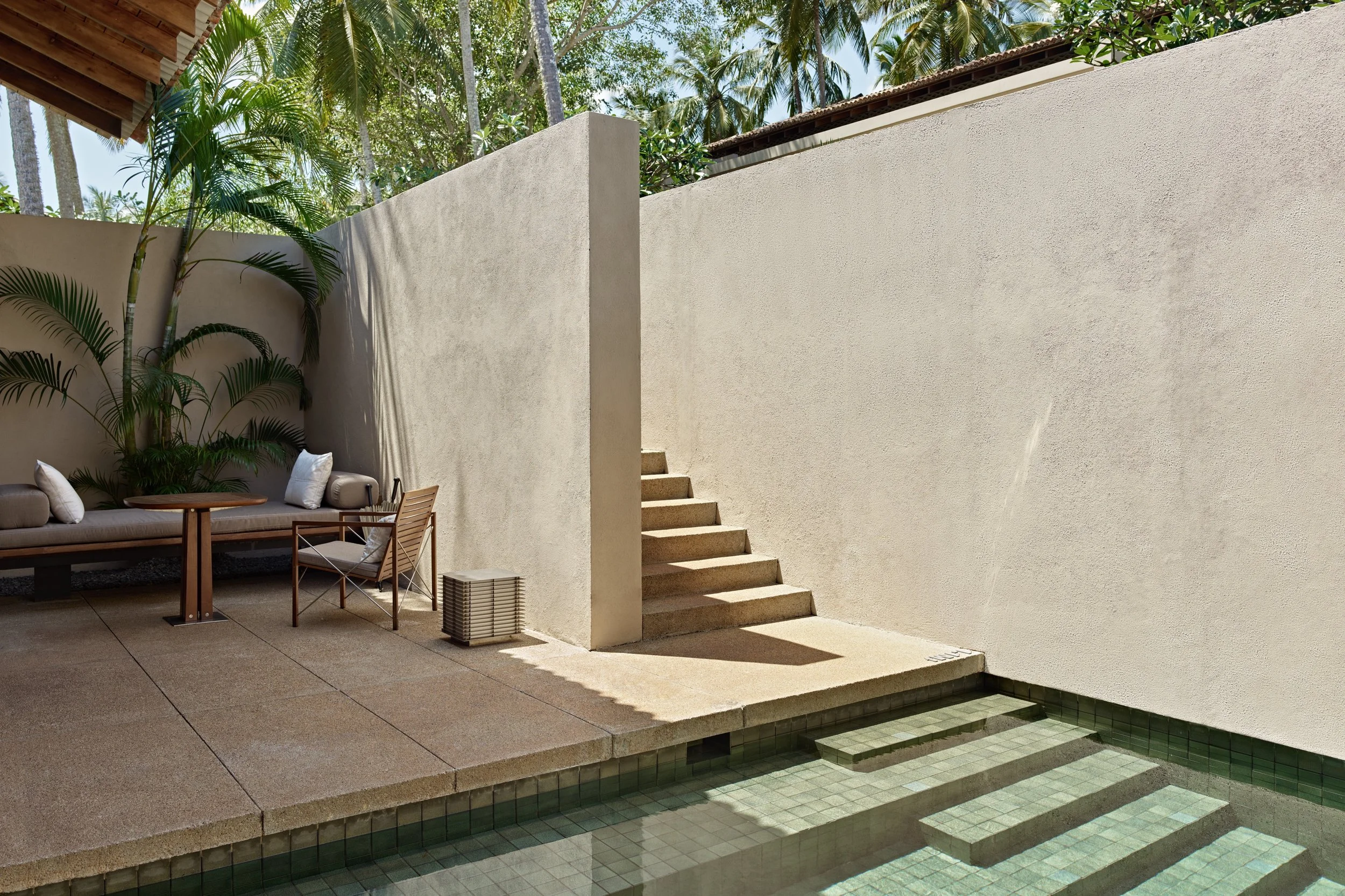 Amanwella, Sri Lanka - suite, courtyard