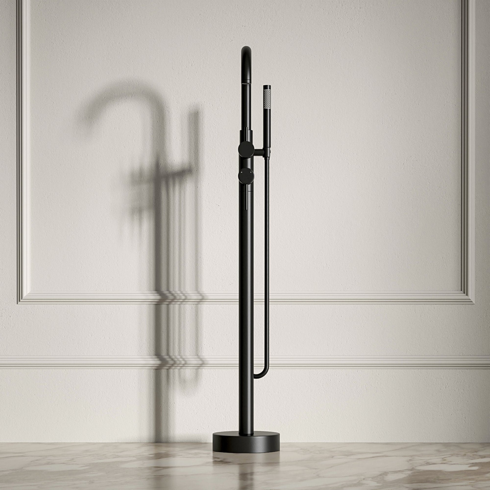 Nosa faro floor standing bath and shower mixer