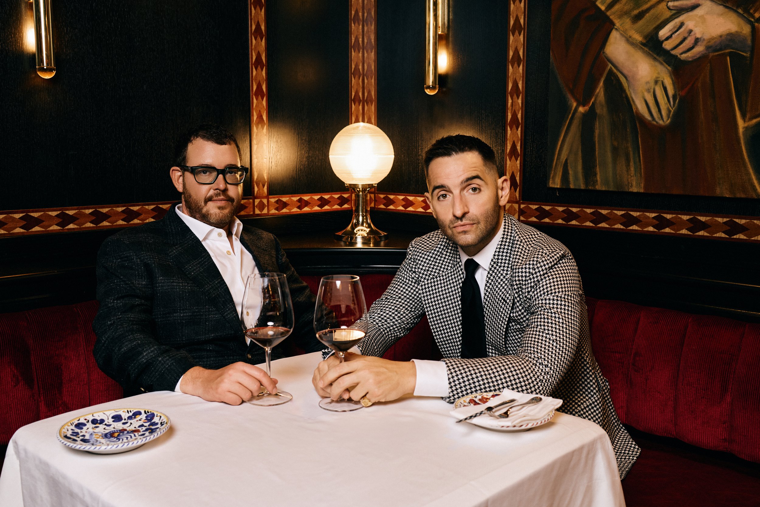 Carbone Founders Jeff Zalaznick and Mario Carbone at CARBONE London