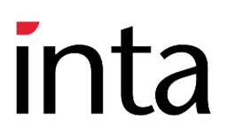Close-up of the word 'linta' in black lowercase letters.