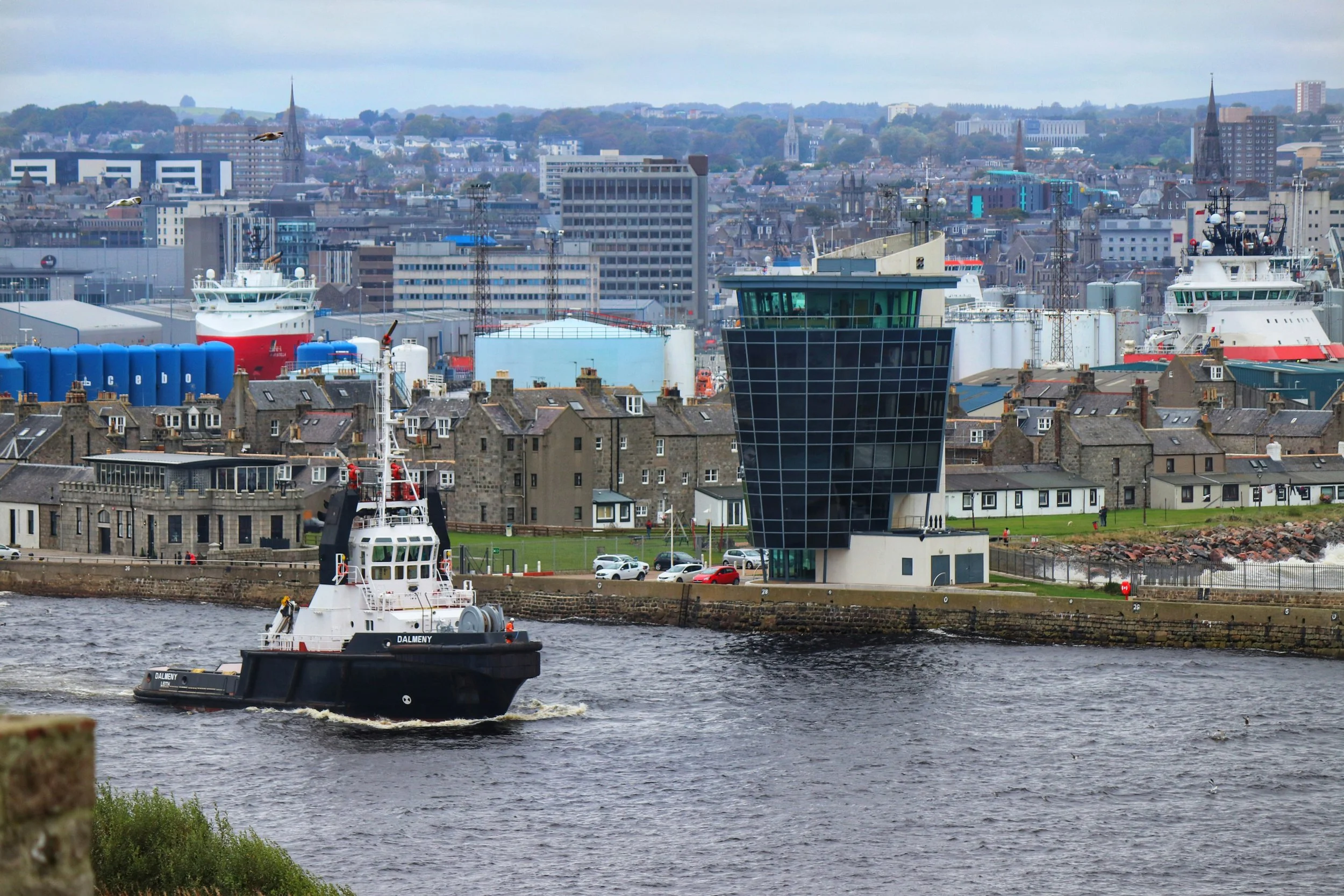 Aberdeen city view for Grub Fresh Food catering in Aberdeen