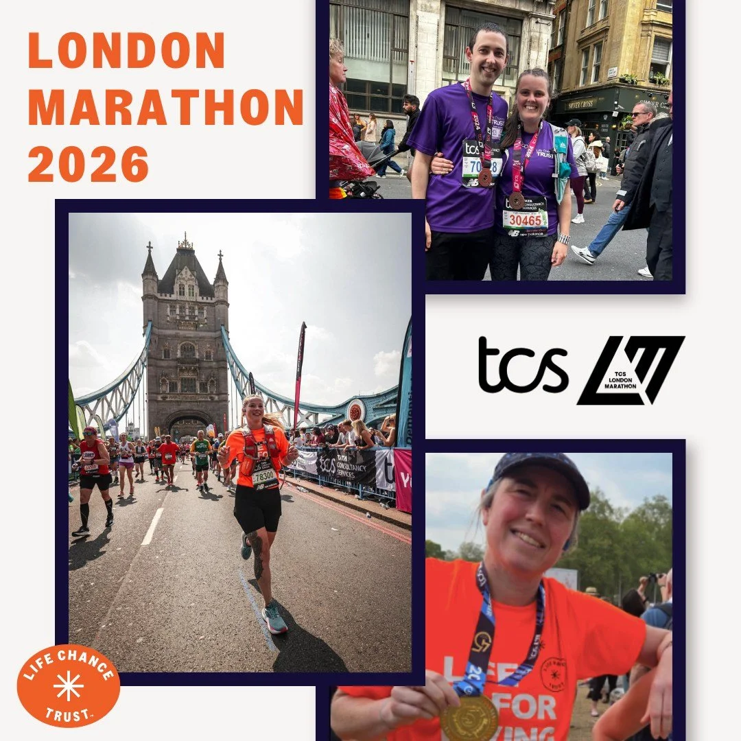 🚨 We have 2 London Marathon 2026 charity places available! 🚨

Over the years, 4 amazing runners have taken on one of the world&rsquo;s biggest marathons and raised an incredible amount for Life Chance Trust, helping us support young people who need