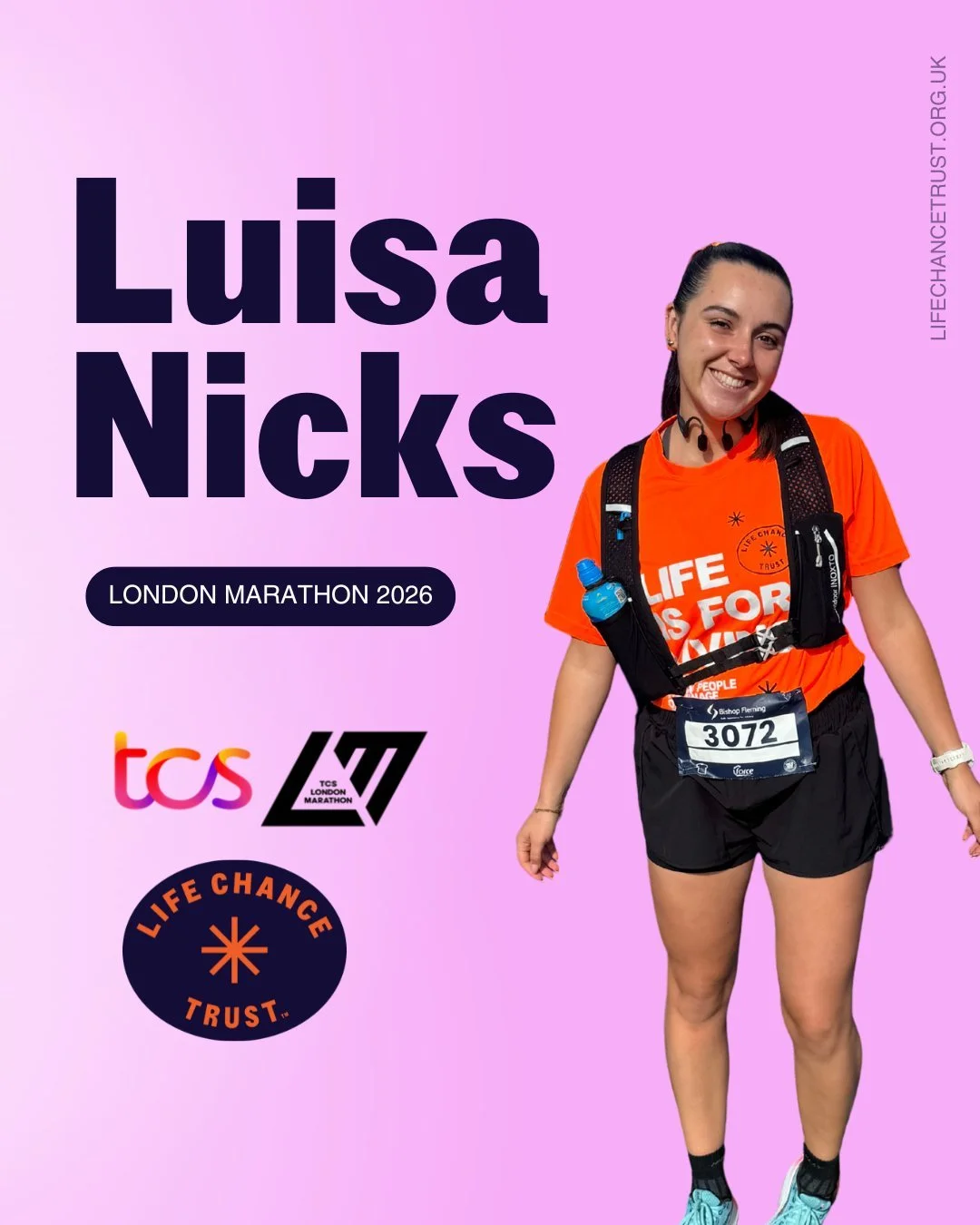 🏃🏃 Our London Marathon 2026 Runners Are Confirmed! 🎉

After receiving an incredible number of applications from around the world to run for Life Chance Trust in the London Marathon 2026, we&rsquo;re thrilled to announce that our two runners have b