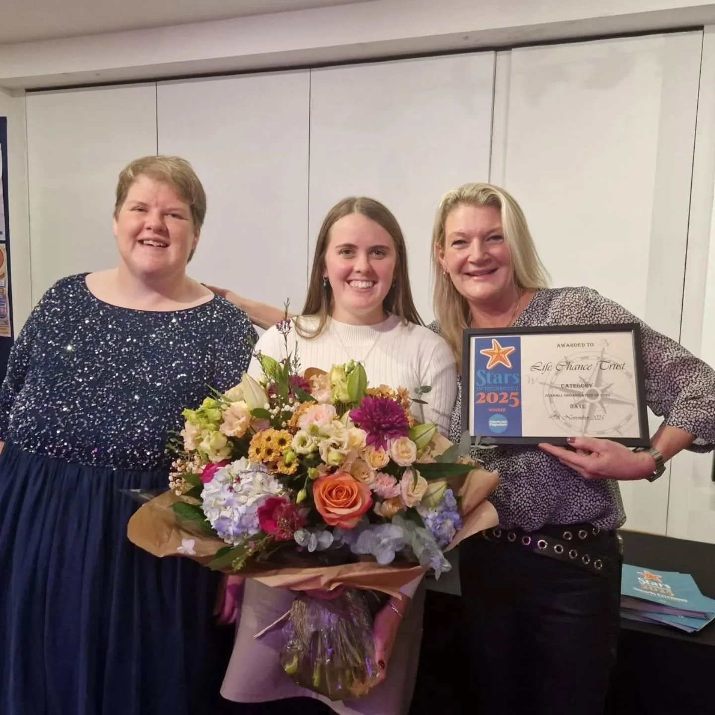 🌟 We&rsquo;re absolutely over the moon! 🌟

Last night we attended the Stars of Teignbridge Awards and are thrilled to share that Life Chance Trust won the Overall Organisation of the Year! 🎉

Out of 362 nominations across 14 categories, we were sh