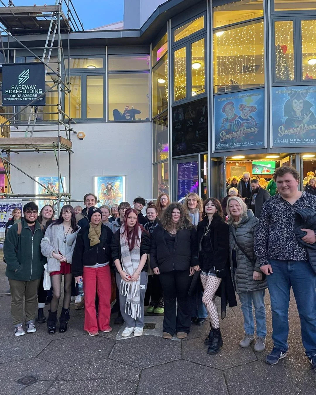 On Saturday, Life Chance Trust enjoyed a magical Christmas activity at the Princess Theatre in Torquay, watching the Sleeping Beauty pantomime 🎭✨

30 of us attended &mdash; young people and mentors &mdash; and we had a wonderful time feeling festive