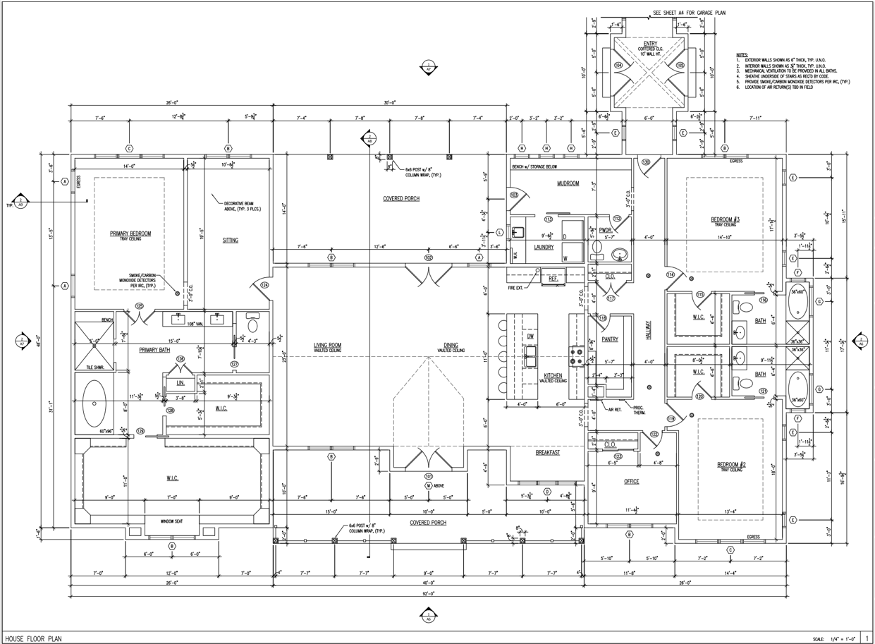 Countryside Farmhouse Floorplan
