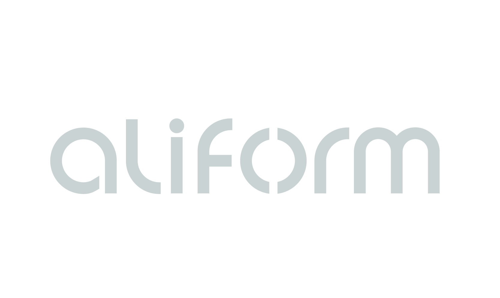 Gray text reading 'affirm' on a black background.