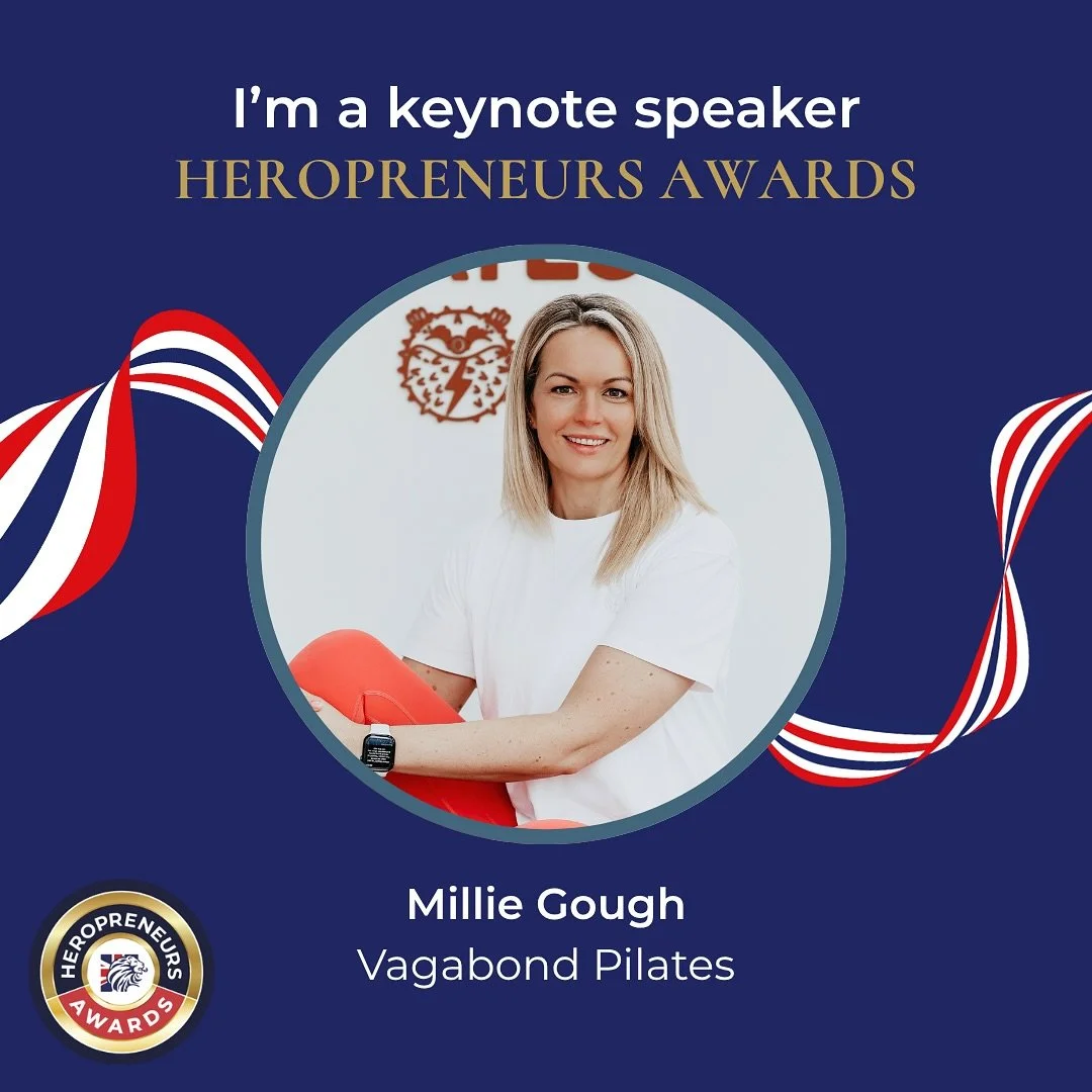 KEYNOTE SPEAKER ANNOUNCEMENT 
Two years ago, I left the military with a vision: to help people move, feel, and live better through Pilates. From a home studio to now opening studio number two, Vagabond Pilates has grown beyond what I could’ve