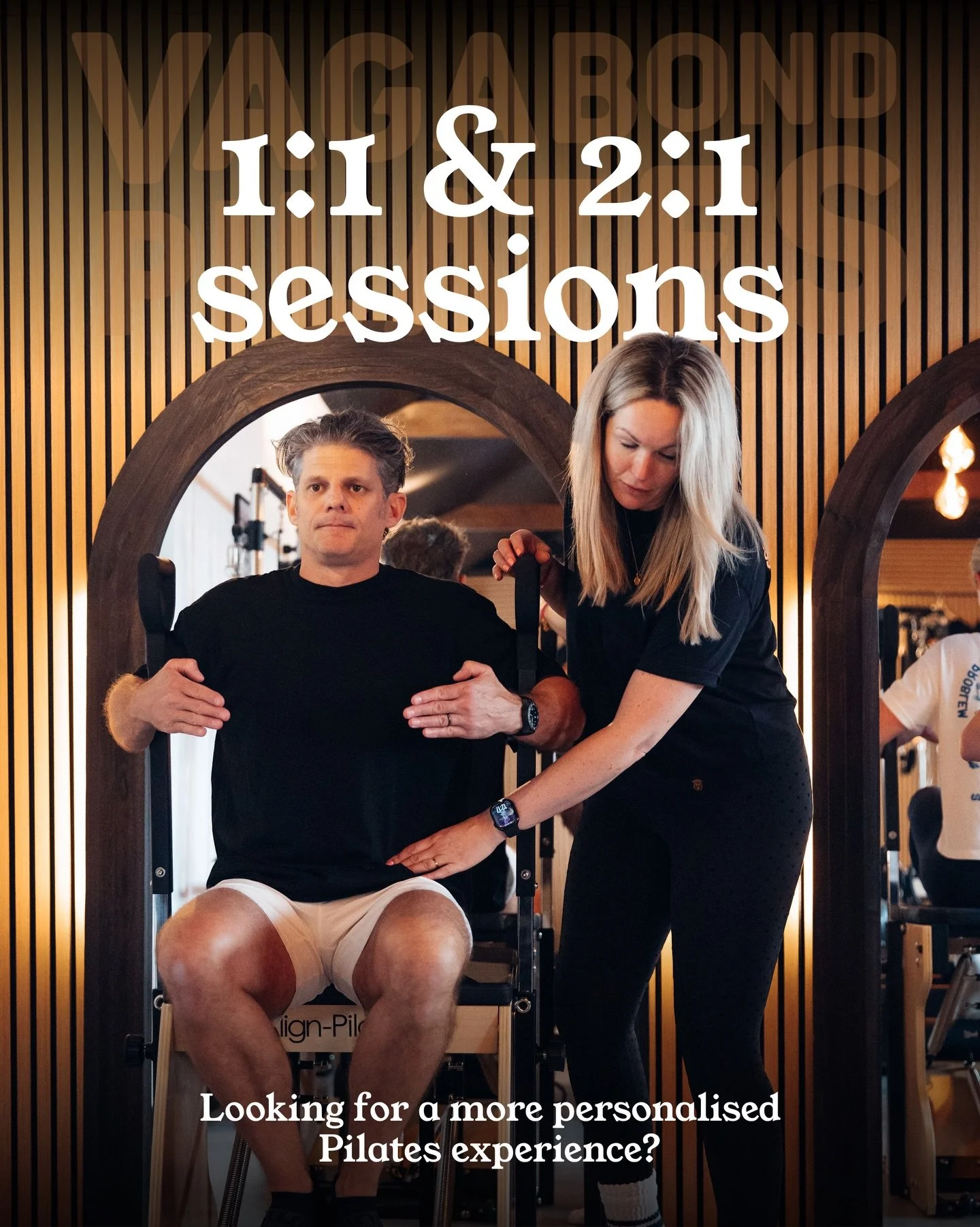 Want to get more out of your Pilates?

Our 1:1 and 2:1 sessions give you the space to really focus on your movement, whether that&rsquo;s building confidence, improving technique or just getting a bit more out of each session.

All with our highly qu
