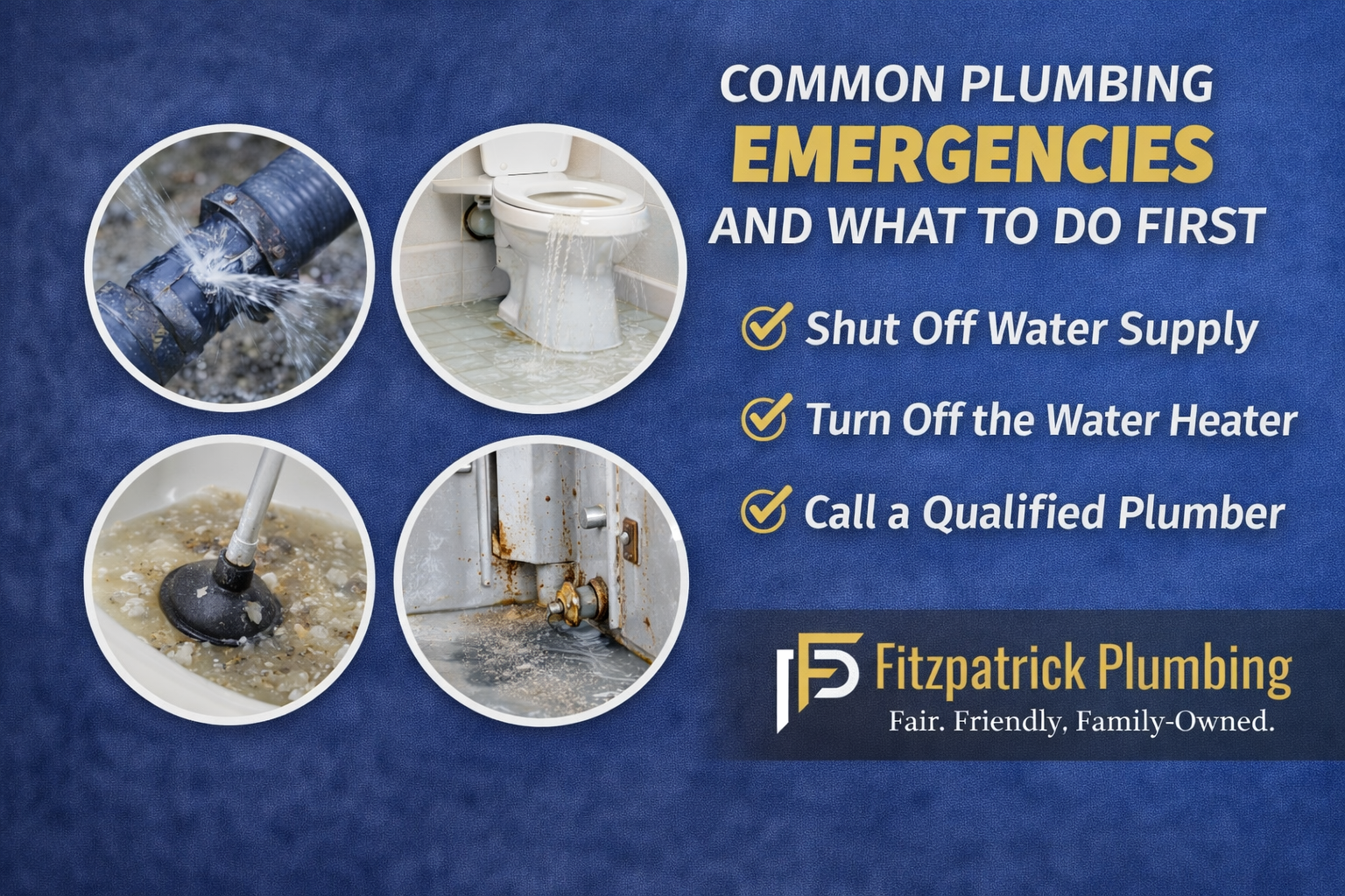 Common Plumbing Emergencies and What to Do First