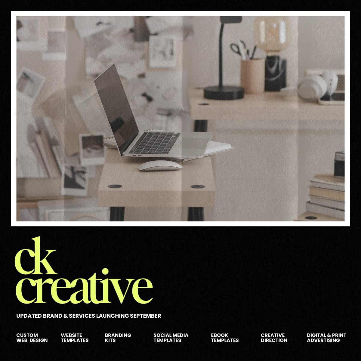 From Casey Jones Designs to CK Creative 🤝

New name, new services! Website relaunching in a few weeks!