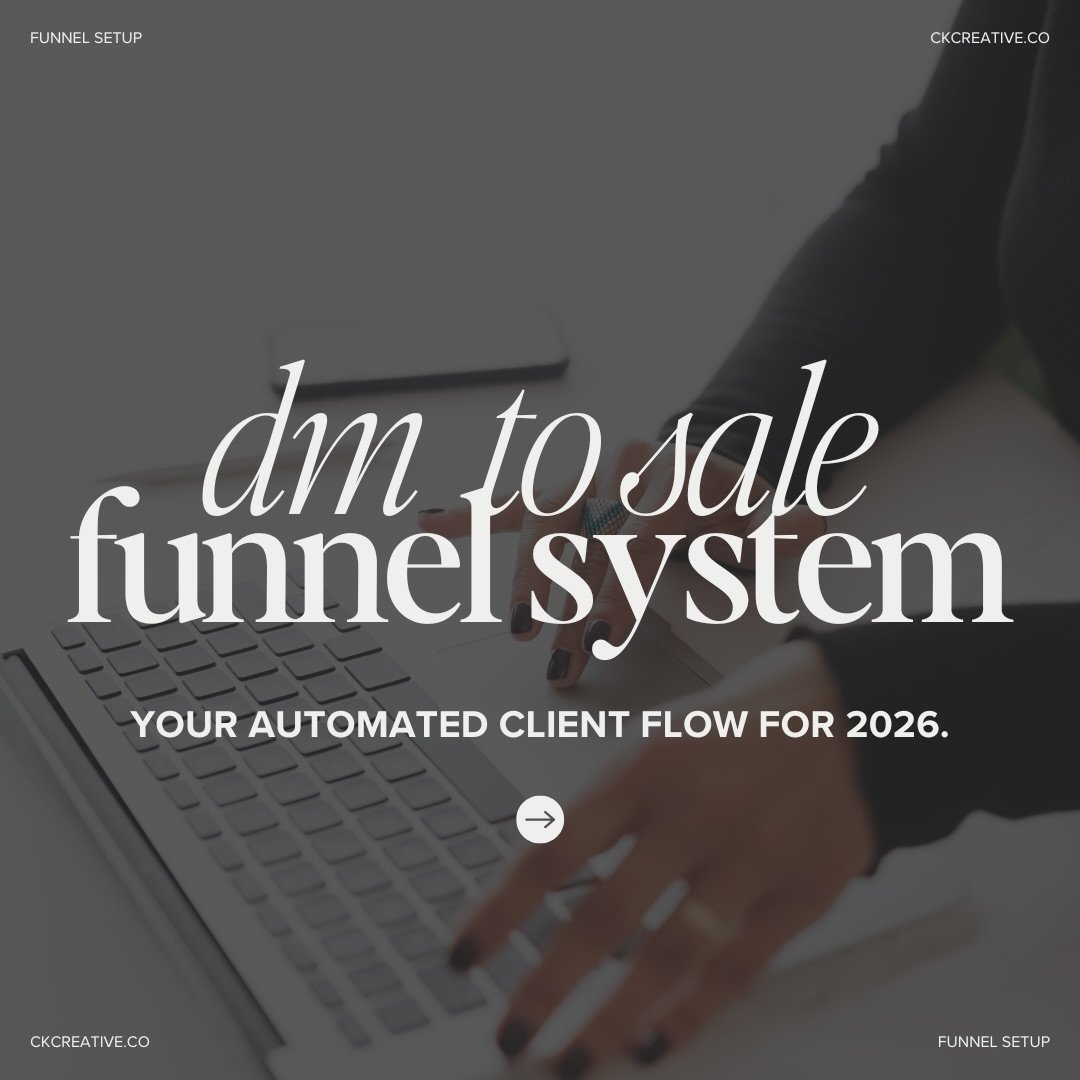 If you&rsquo;re launching anything in the new year (or you&rsquo;re tired of answering the same DMs on repeat), you need a funnel that works while you don&rsquo;t have to.

Introducing the DM to Sale Funnel Setup &mdash; a complete, done-for-you syst