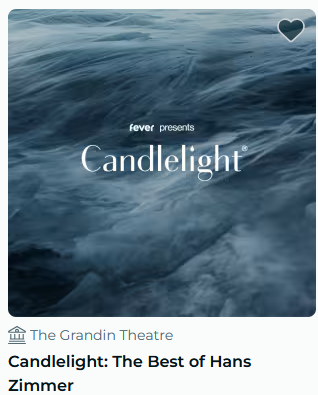 CANDLELIGHT CONCERTS: THE BEST OF HANS ZIMMER