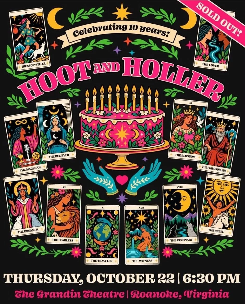 HOOT AND HOLLER - 10TH ANNIVERSARY CELEBRATION!  (SOLD OUT)