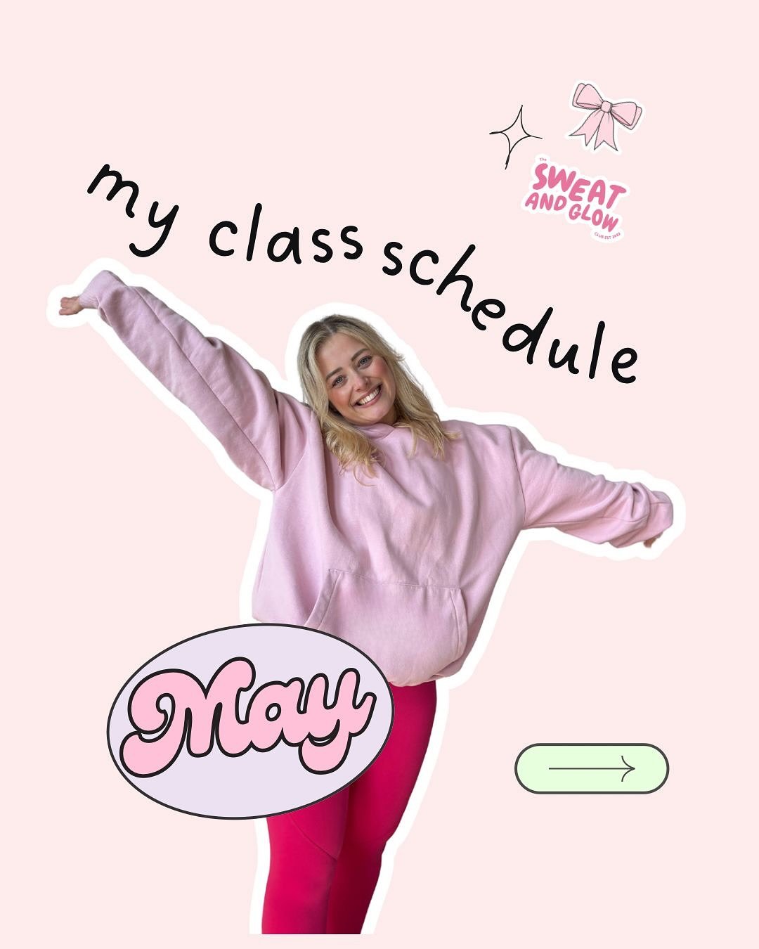 🪩 we launched 🎀
Every Monday evening going forward from 7:15pm, I’ll be at @brightcollective_ - a beautiful space, instructing your @thesweatandglowclub class for Northampton girlies! ✨
What to expect:
🪩a fun, safe environment to just be