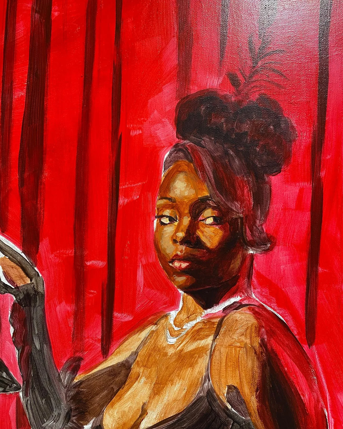 ✨🃏 Big Joker 🃏✨
Watch out for her, looks can be deceiving&hellip;😈

Come see her in all her glory! Along with 20 other brand new paintings at our event Casino Chaos at @connectgallery_ on December 13th (12pm-9pm)

🎟️ TICKETS ON SALE NOW!! 🎟️ 

T