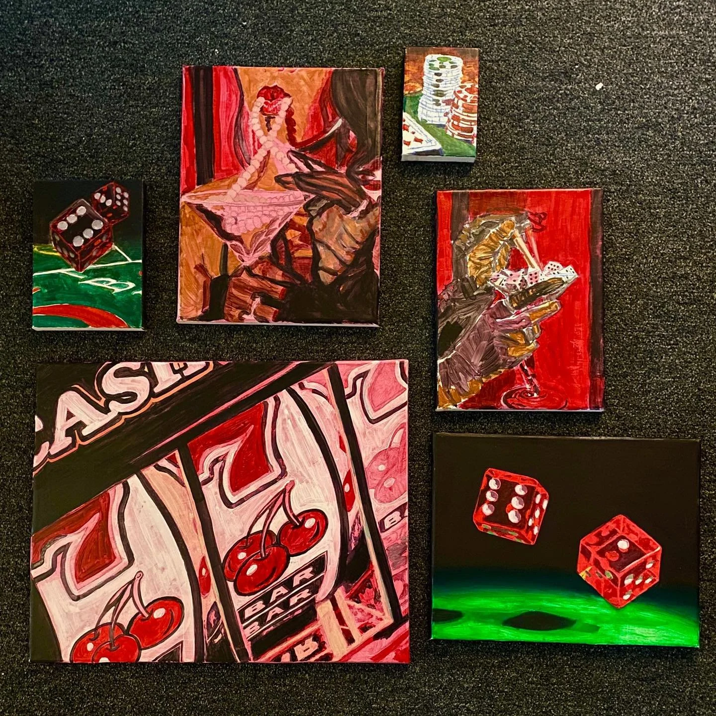 ✨🎪Painting Progress🎪✨

✨🎟️12 tickets left for CASINO CHAOS! 
This your last chance to get your hands on these tickets. Once they&rsquo;re gone, they&rsquo;re GONE! 
Very limited capacity! 😉✨

You don&rsquo;t want to miss: 
20+ new paintings by ou