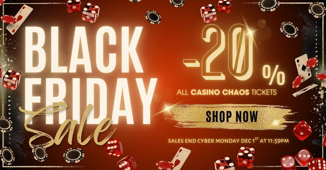 ✨&spades;️BLACK FRIDAY SALE&spades;️✨
Only 10 tickets left!
If you haven&rsquo;t gotten one yet now this is your last chance! 🎟️✨