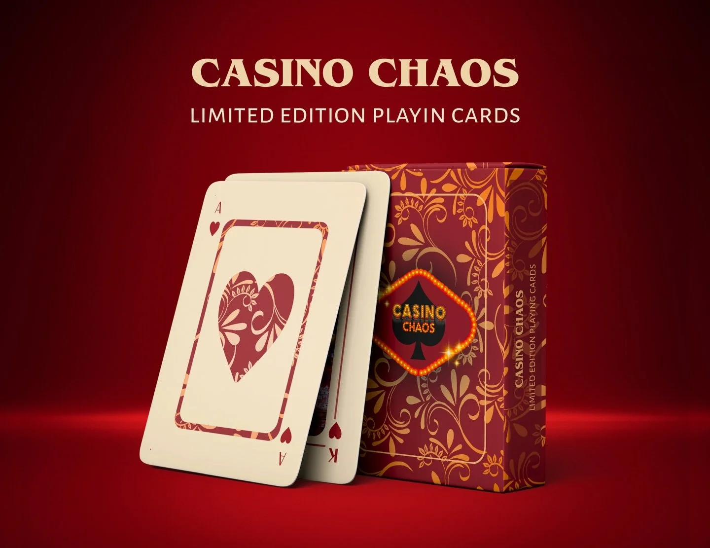 Casino Chaos Card Deck &mdash; PRE-SALE 🎲
Designed as an extension of the Casino Chaos world&mdash;art, chance, and strategy in your hands.

Featuring select paintings within the series!

Secure yours before Casino Chaos finale 1.10.26.

Only 50 edi
