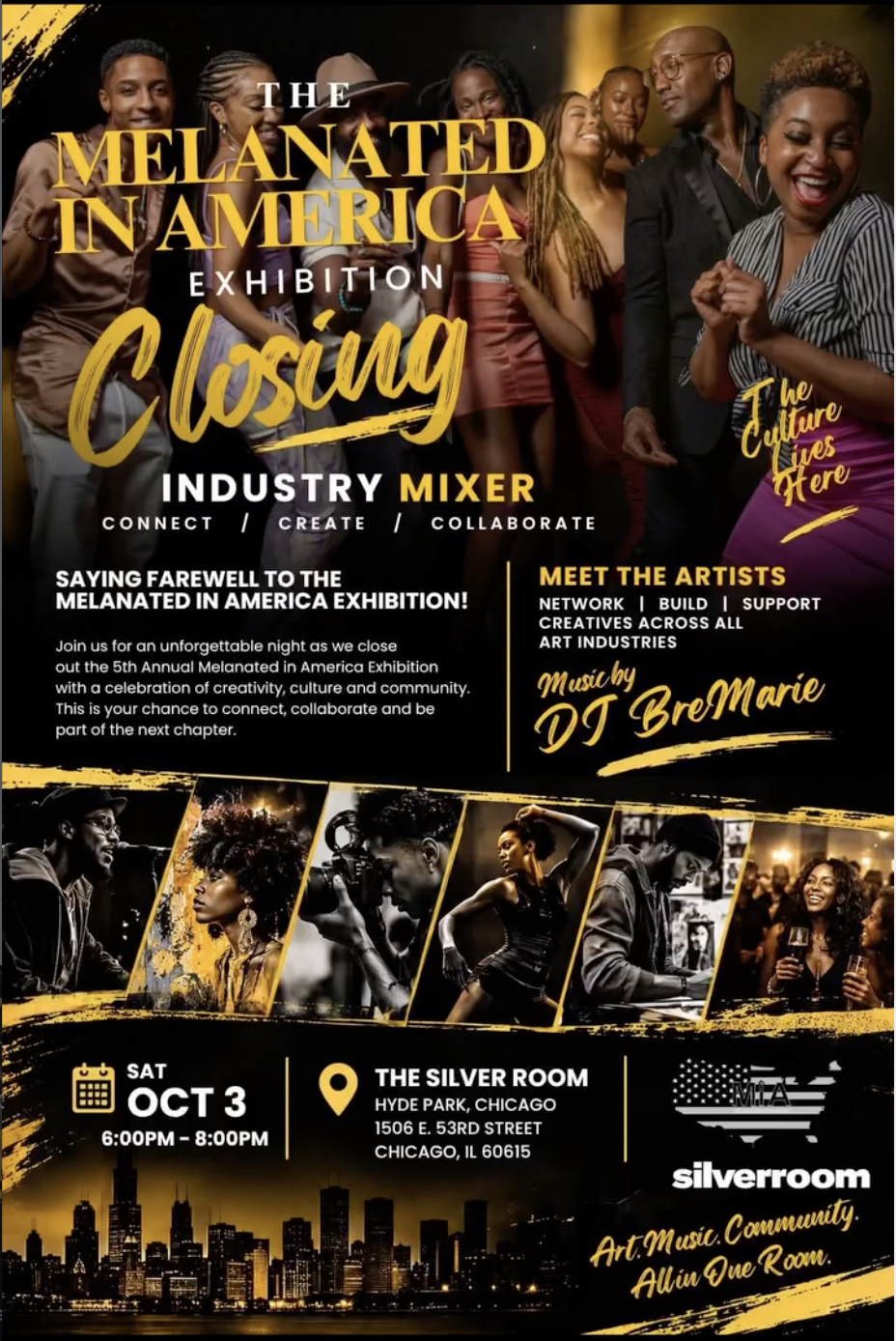 Melanated in America : Closing Reception 