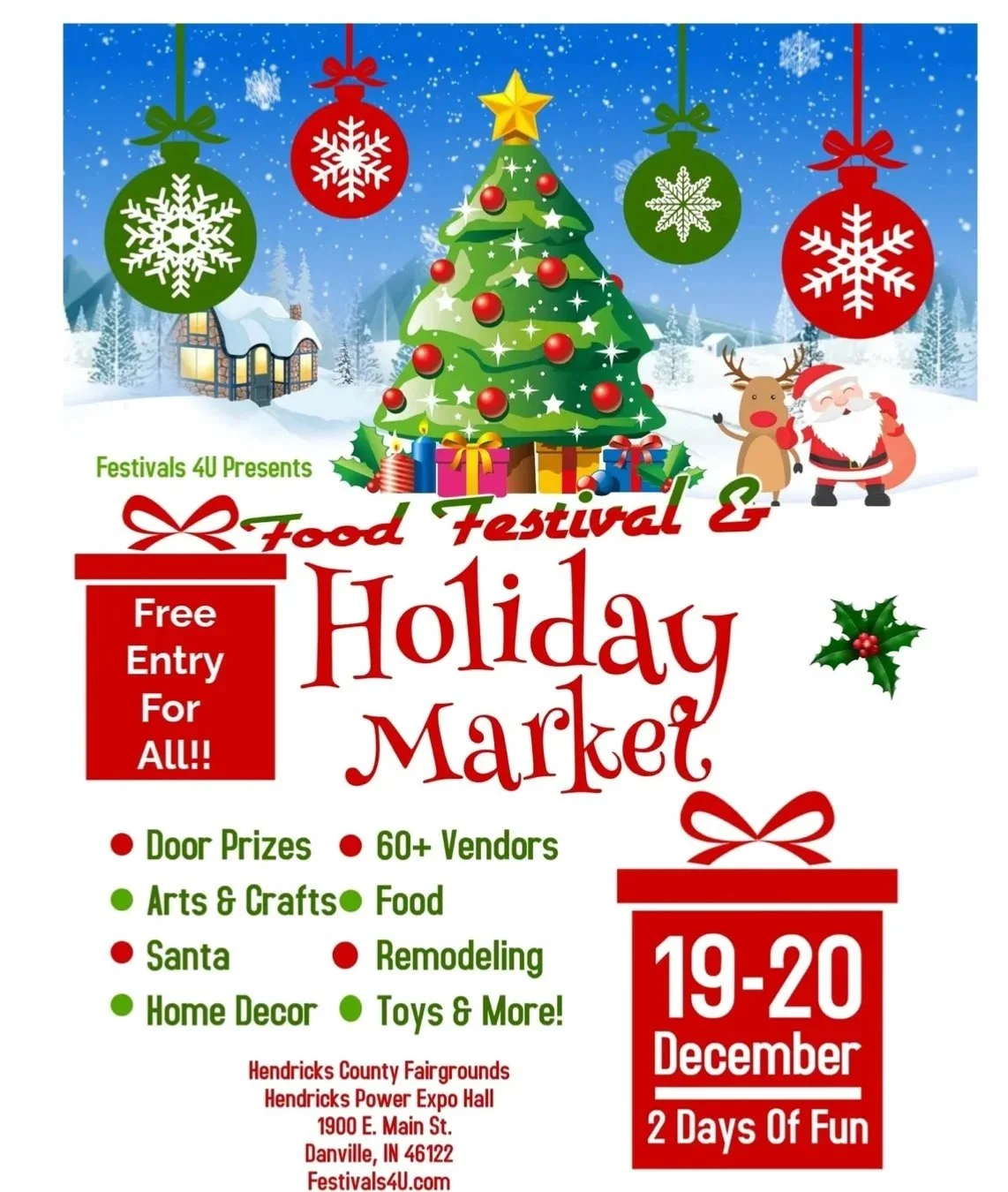 Hendricks County Holiday Market &amp; Food Festival