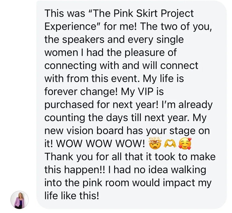 Summit testimonial DM