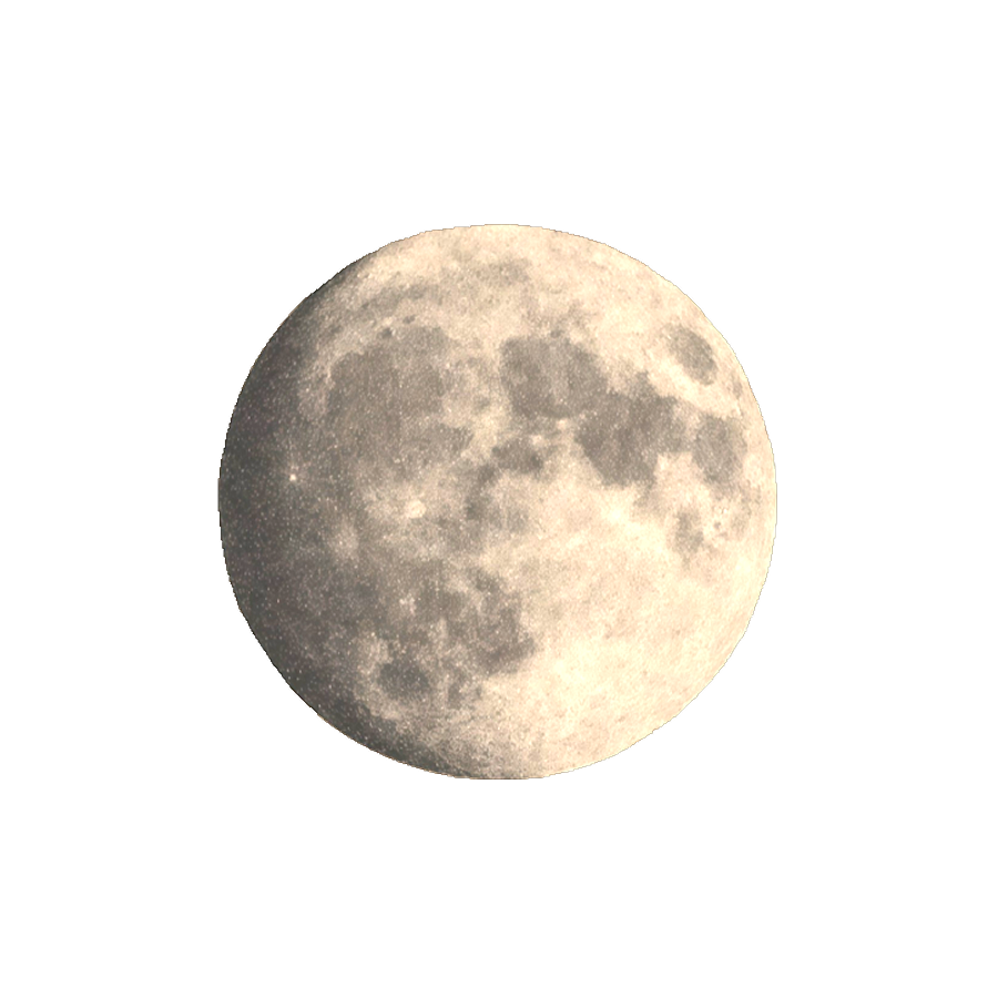 a full moon on display with notable shadow and texture