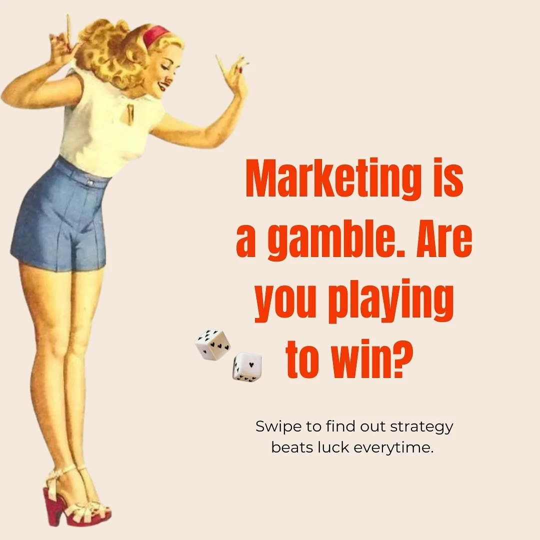 Play to win 🎲 Swipe to learn how strategy beats luck every time ➡️

#marketing #marketingstrategytips