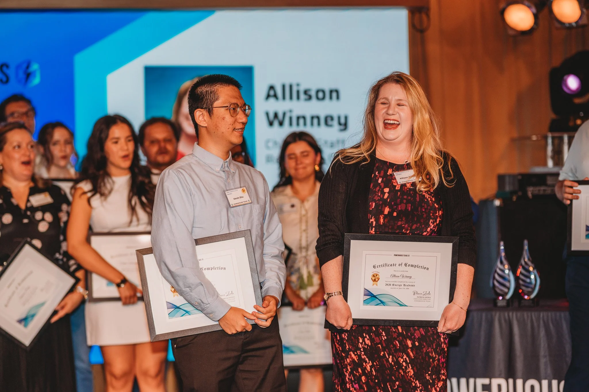 Kevin Shu, Allison Winney