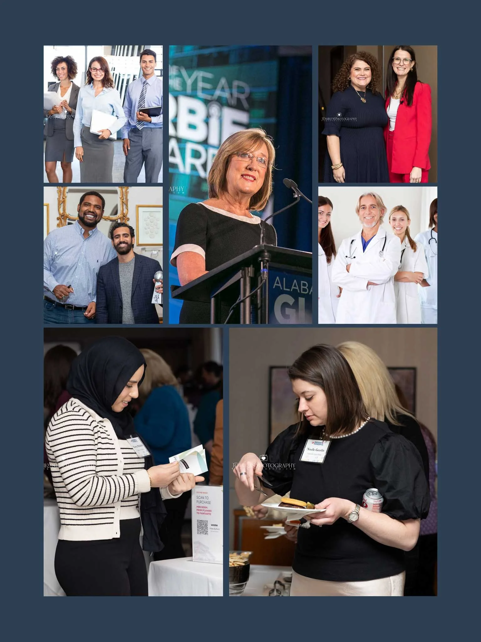 Birmingham, Alabama Corporate Event Photographer Photo Collage