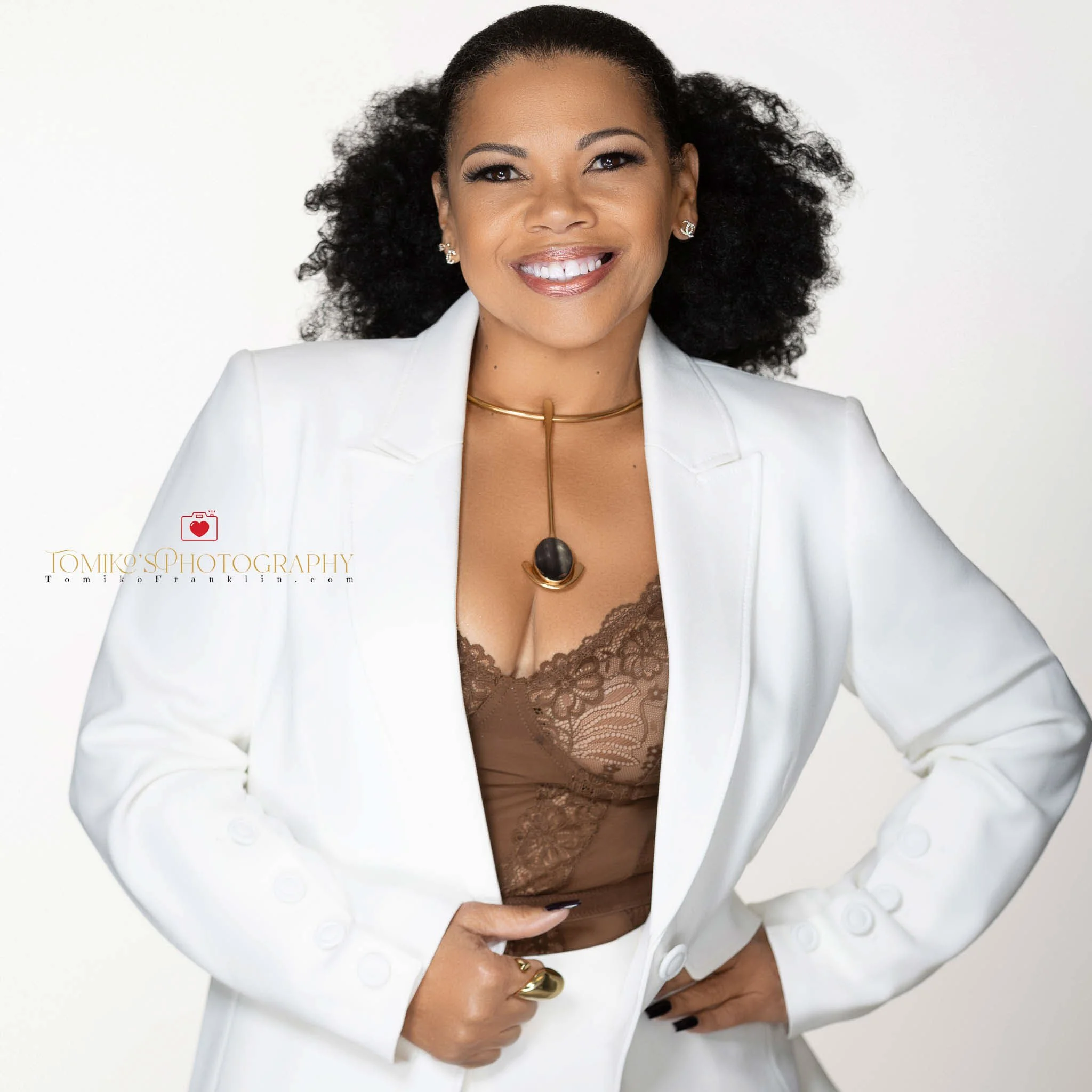 Glamour group photo session in Birmingham, Alabama featuring professional makeup, four hours of luxurious photography, and delicious food at Tomiko's Photography.