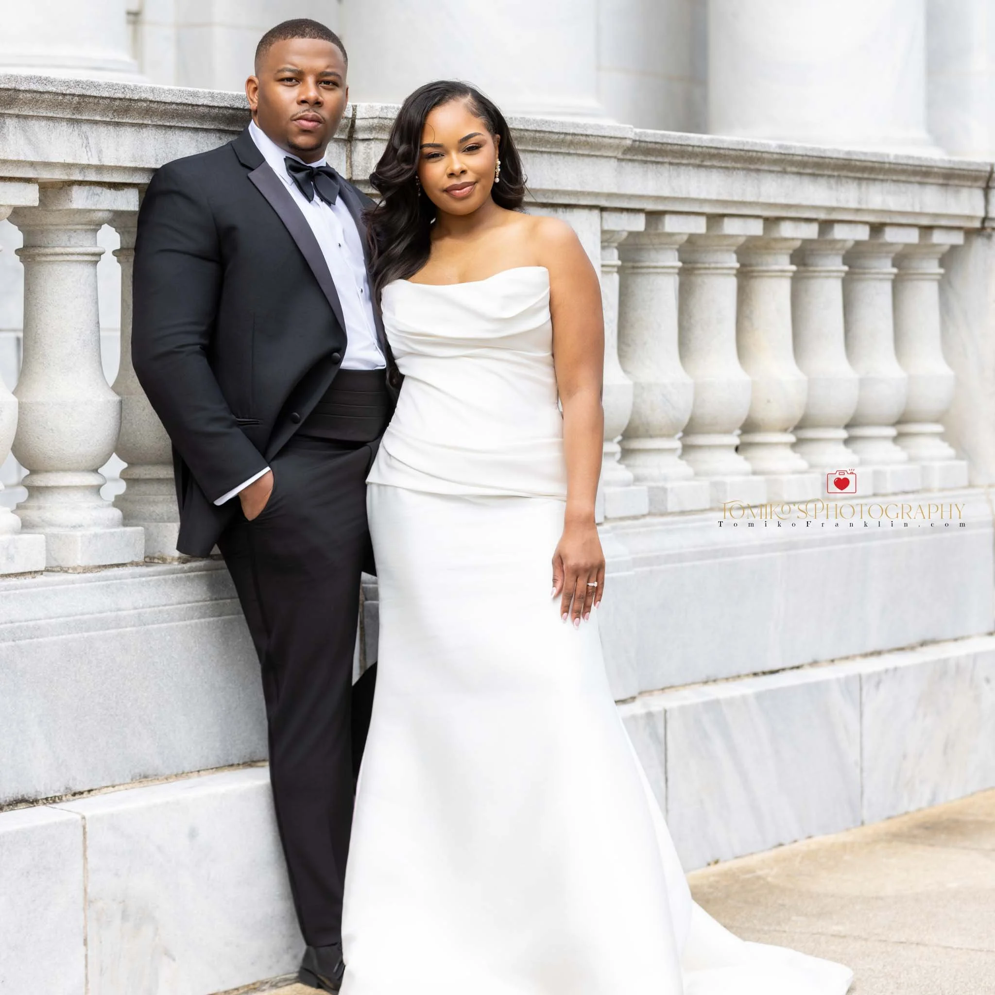Elopement photographer capturing candid moments of a Birmingham courthouse wedding.