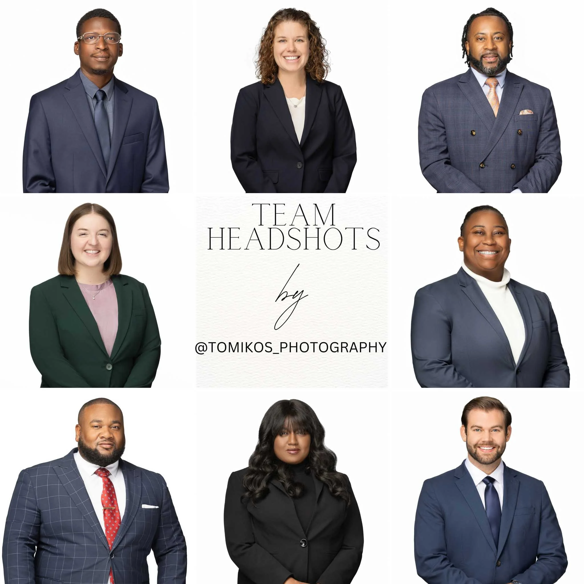 Example of Team Headshot Photo Collage
