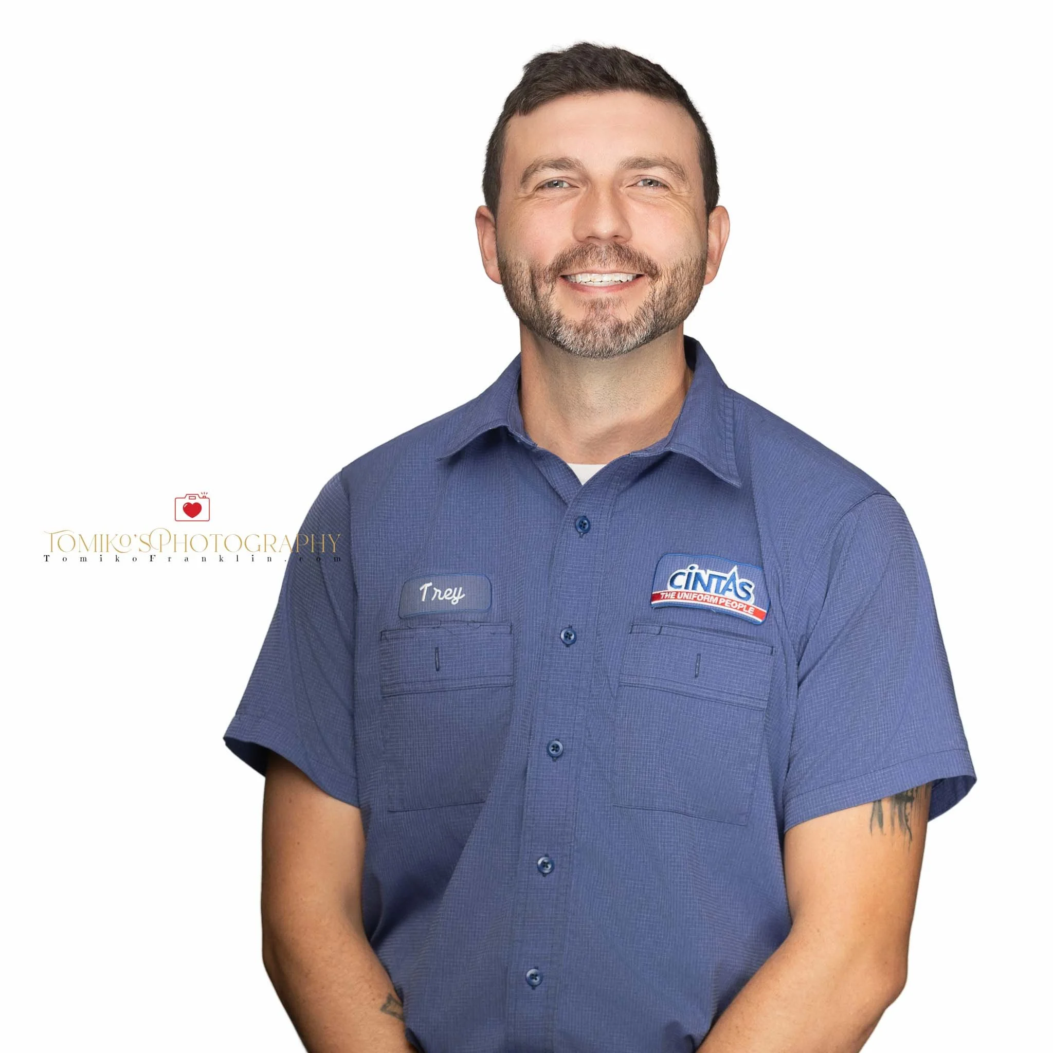 Headshot of a staff member is a studio  setting, capturing a professional and approachable demeanor, suitable for corporate or industrial profiles.
