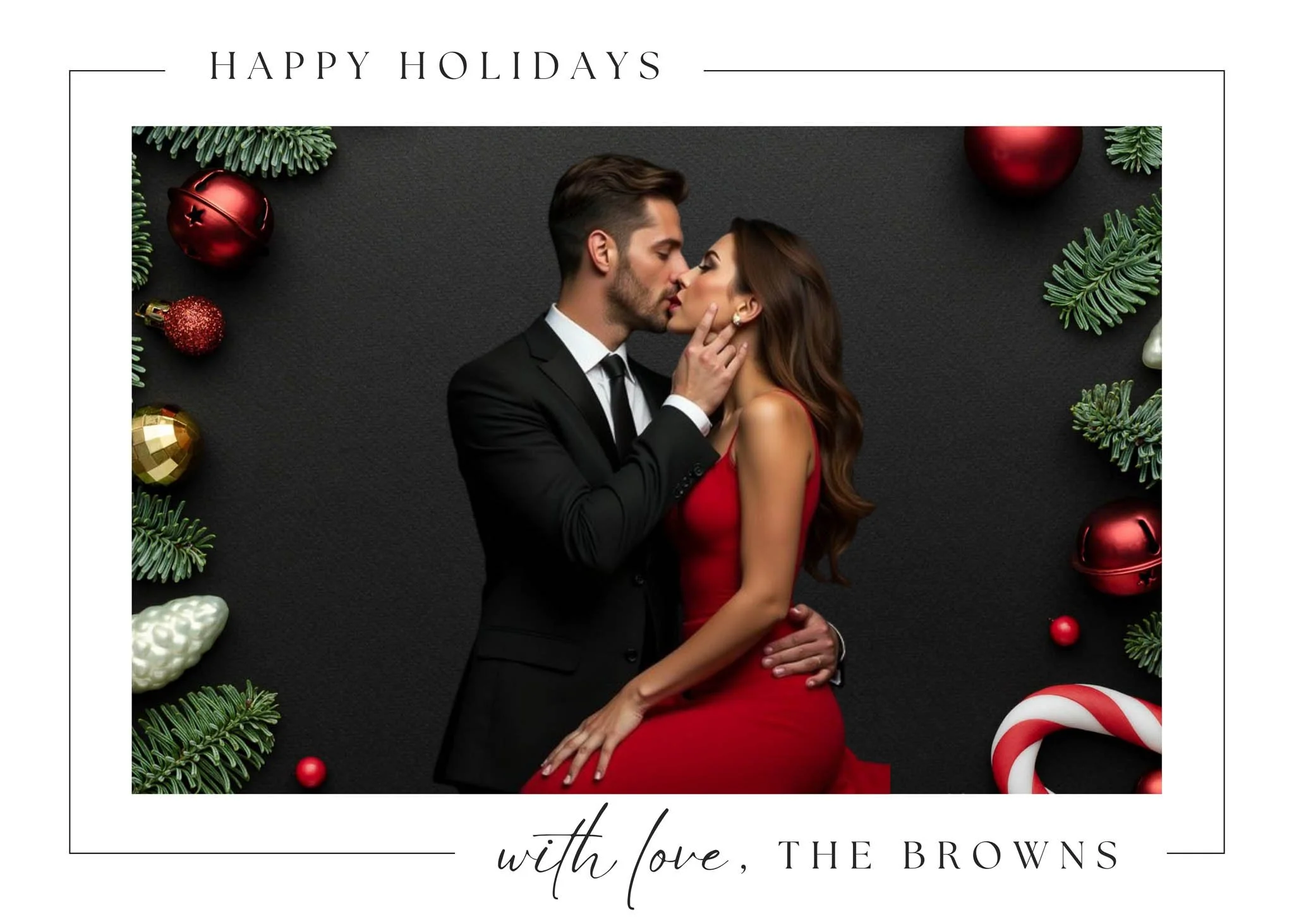 Alabama Glamour Holiday Portrait of Couple Photo