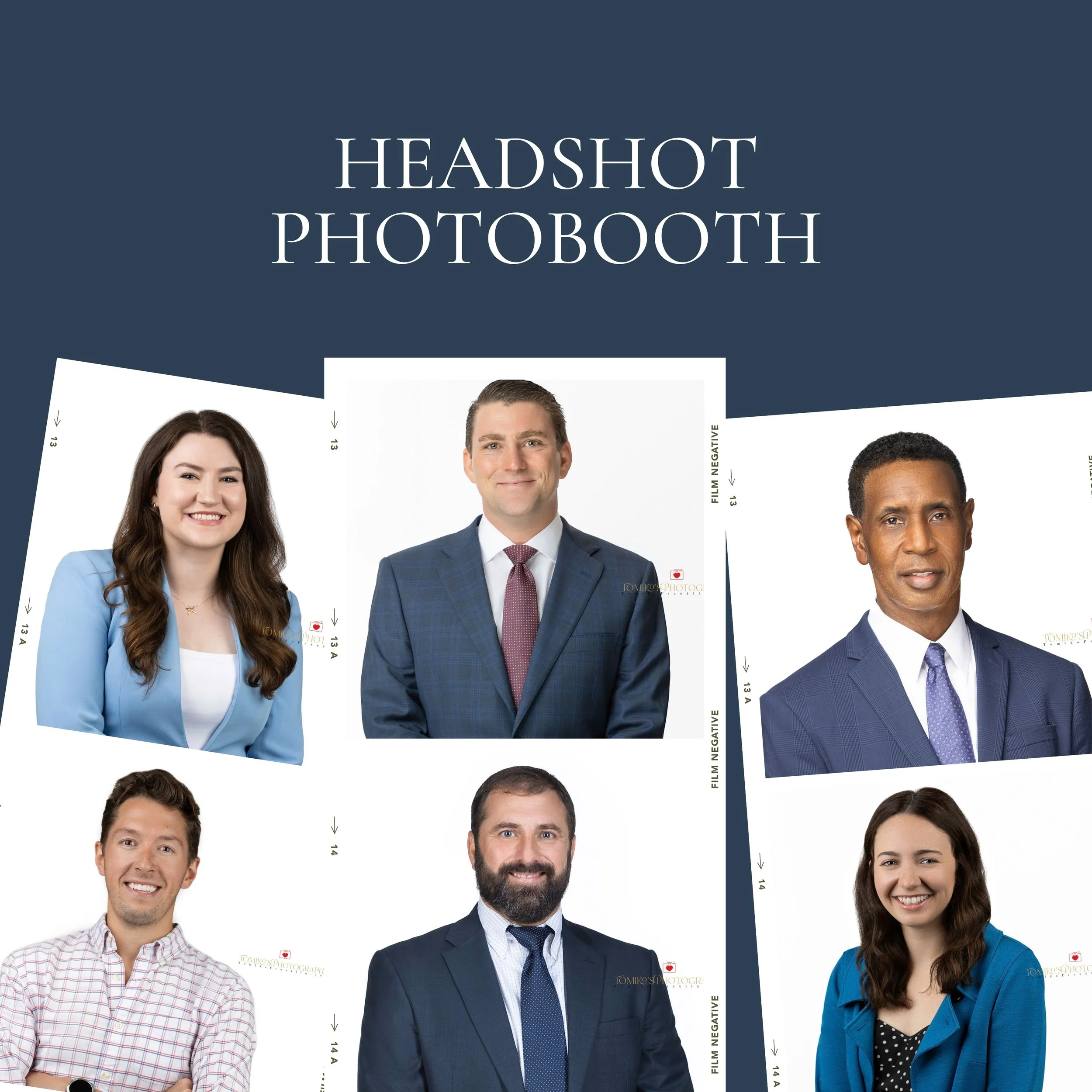 Birmingham corporate team headshots collage