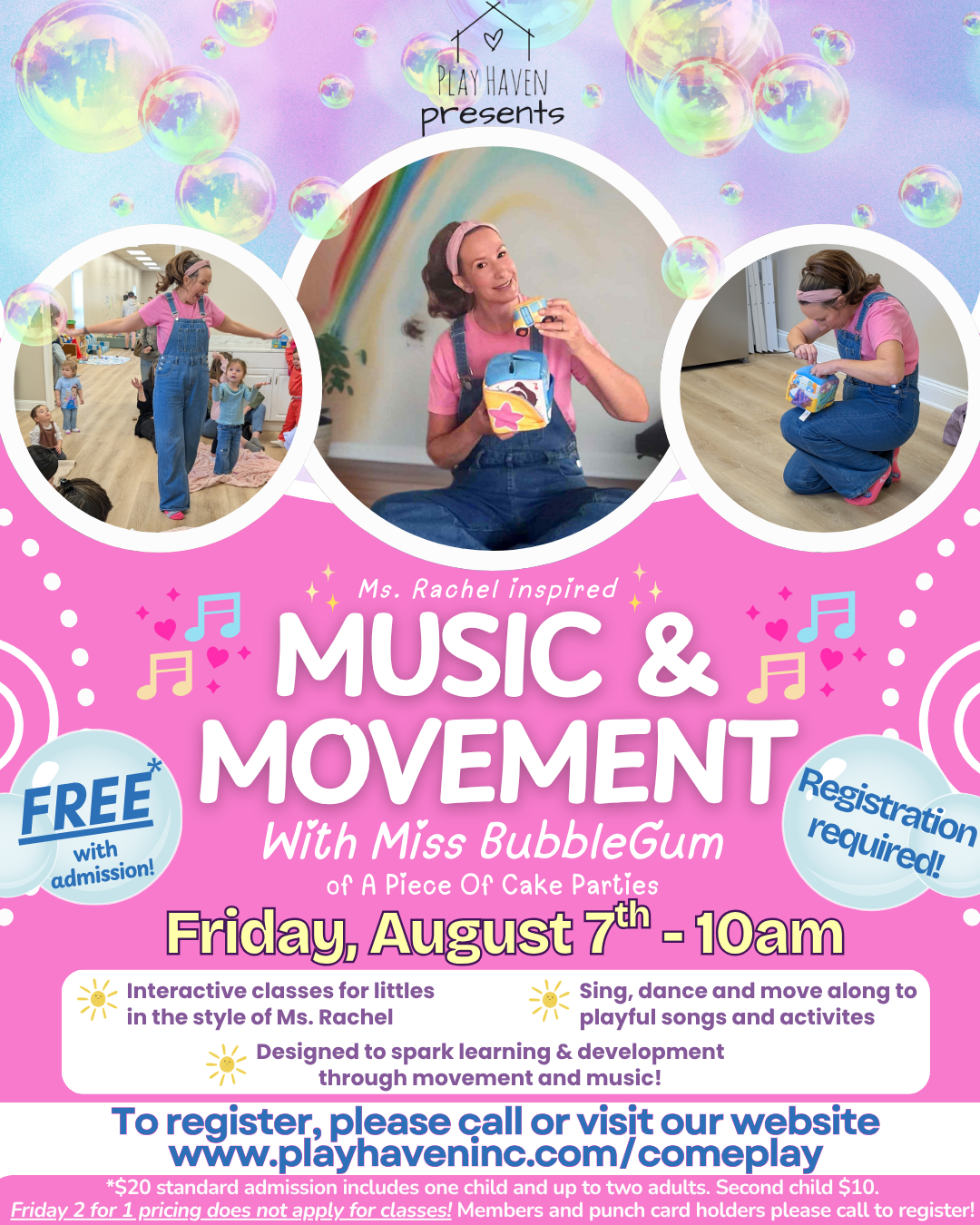 Music & Movement with Miss BubbleGum