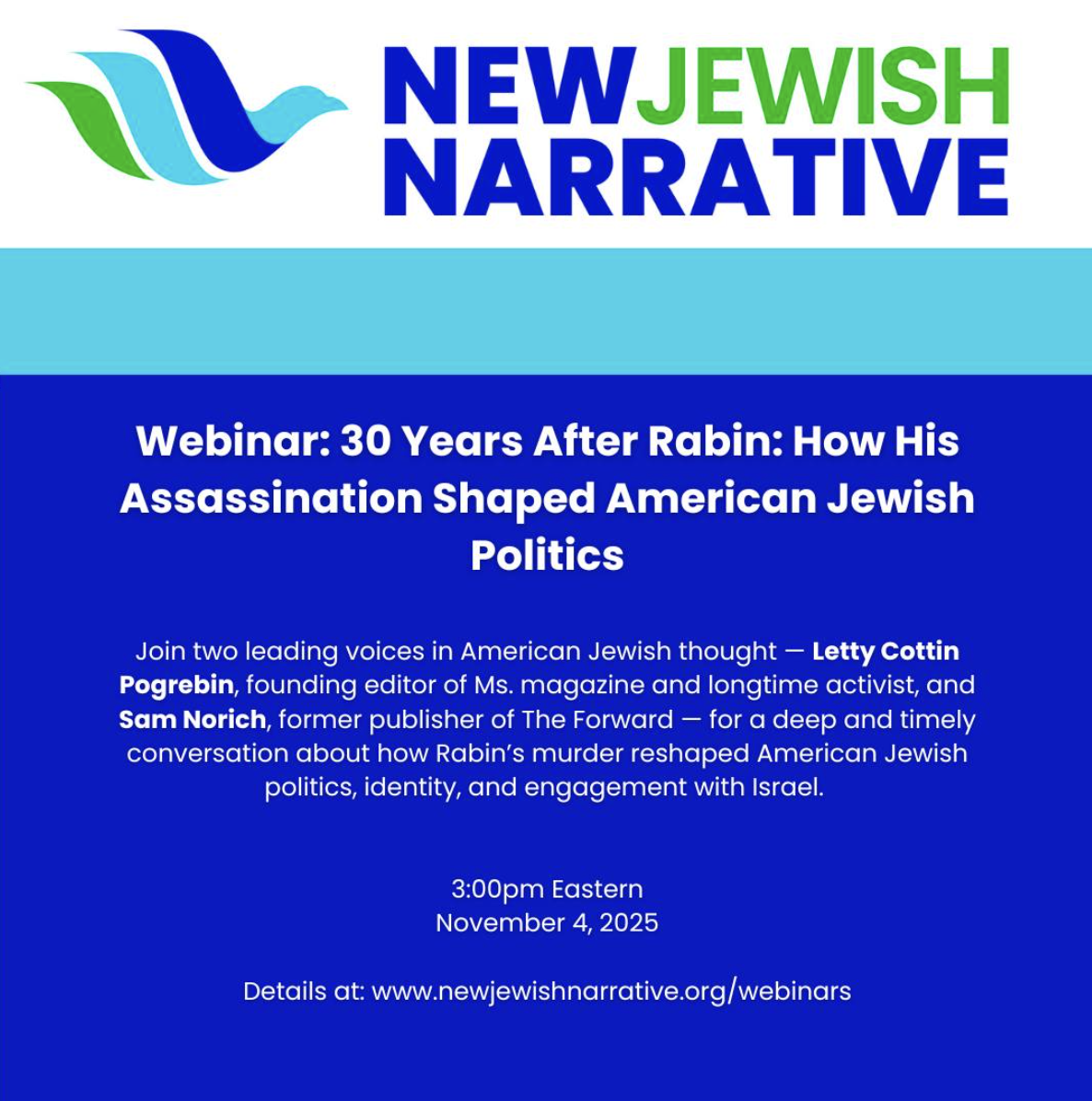 30 Years After Rabin: How His Assassination Shaped American Jewish Politics