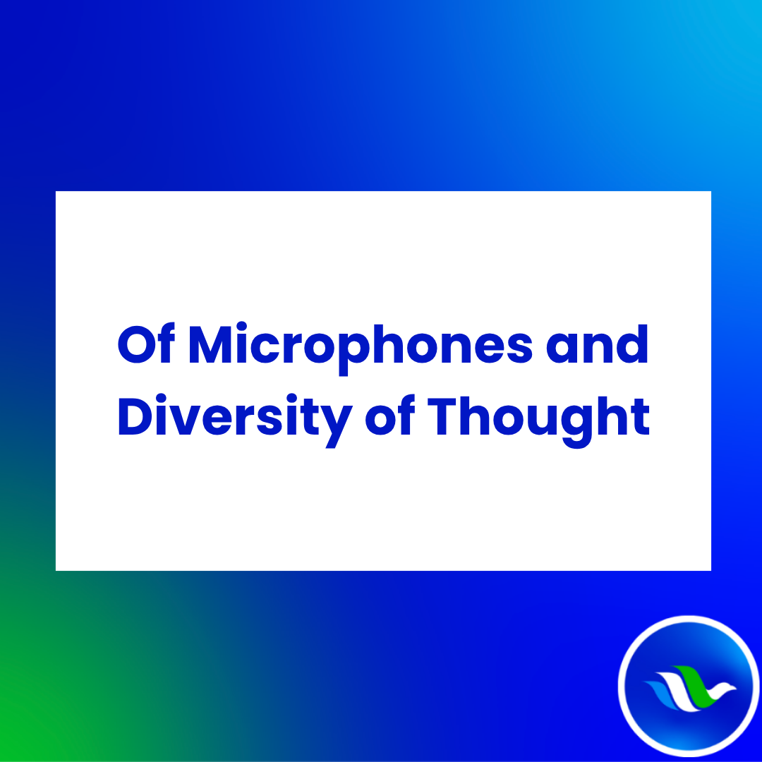 Of Microphones and Diversity of Thought (Rabbi Sarah Krinsky- May 12, 2025)