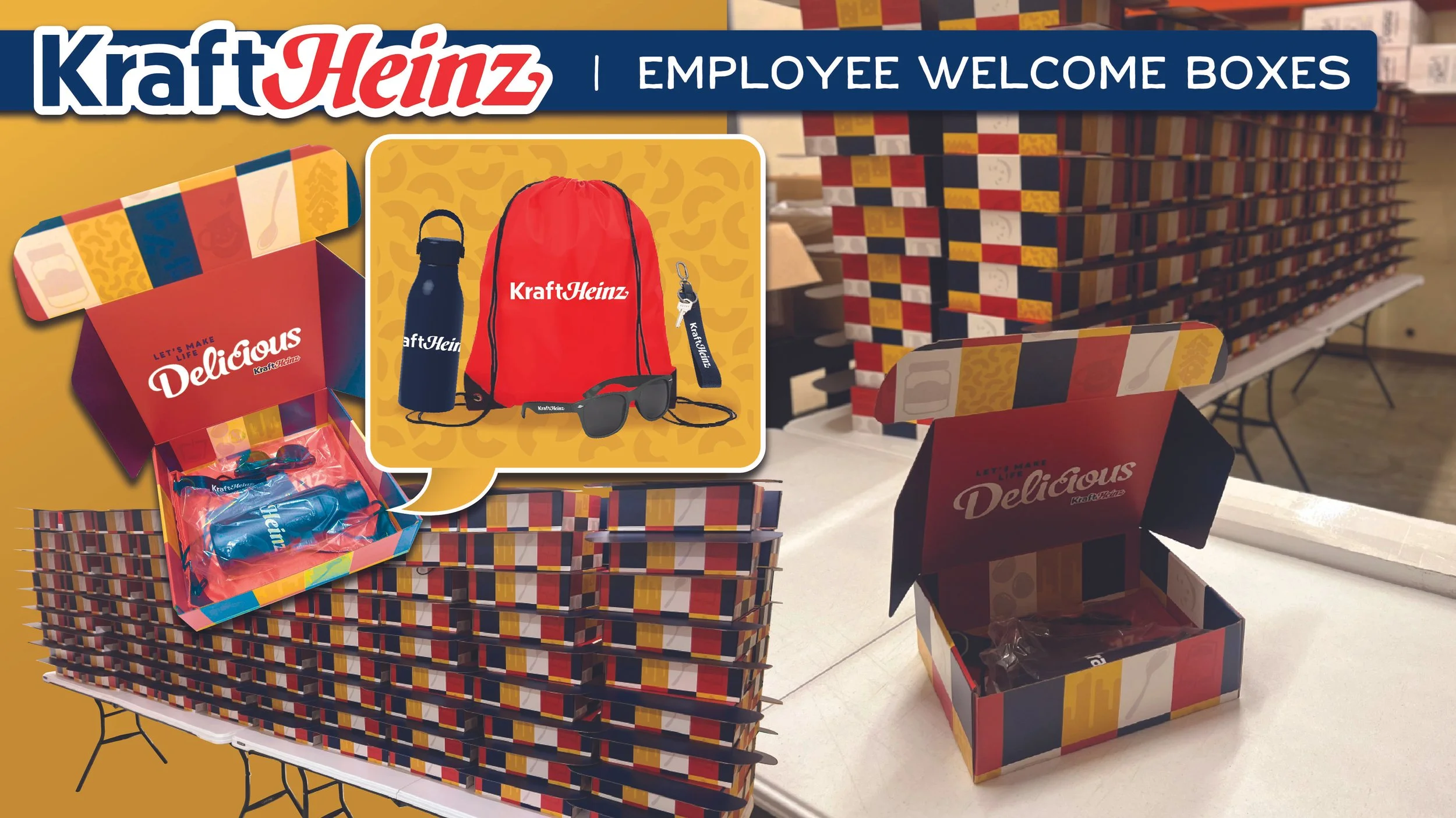 KraftHeinz - Custom Employee Welcome Boxes