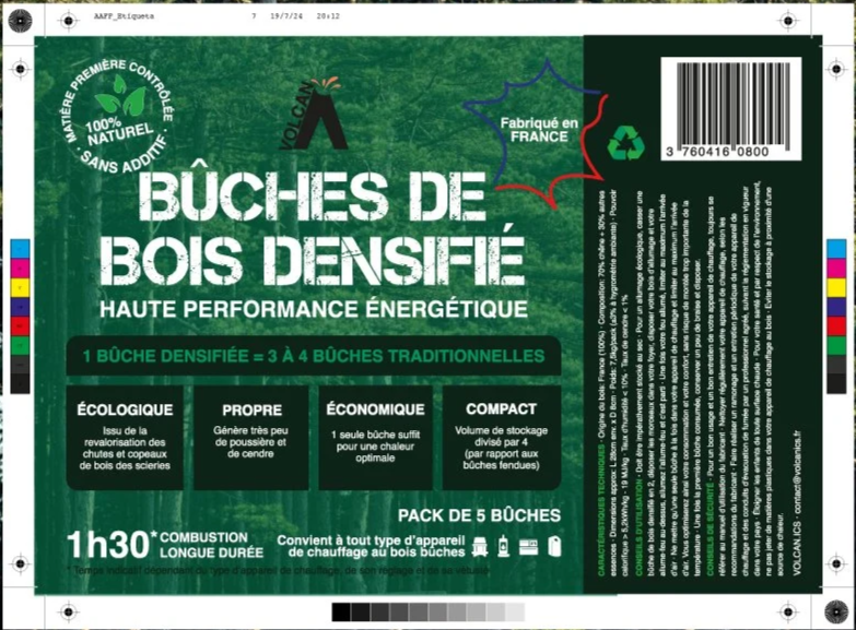 Etiquetas para briquetas y carbón