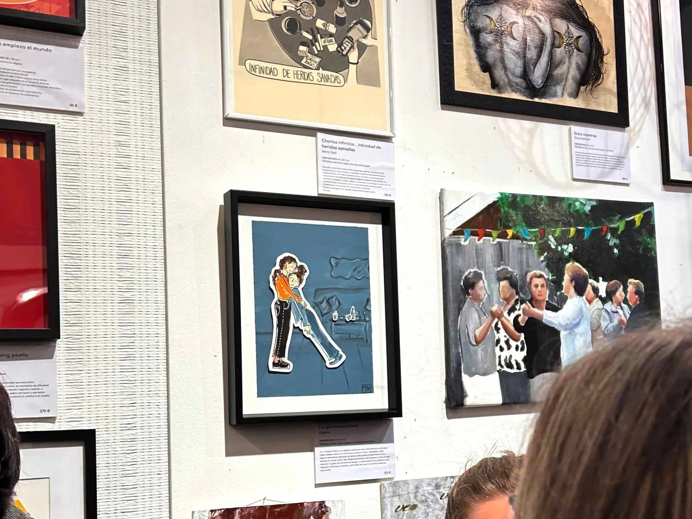 Imagen de la pintura "La que me sostiene" en Galeria Creatitis Art Lab