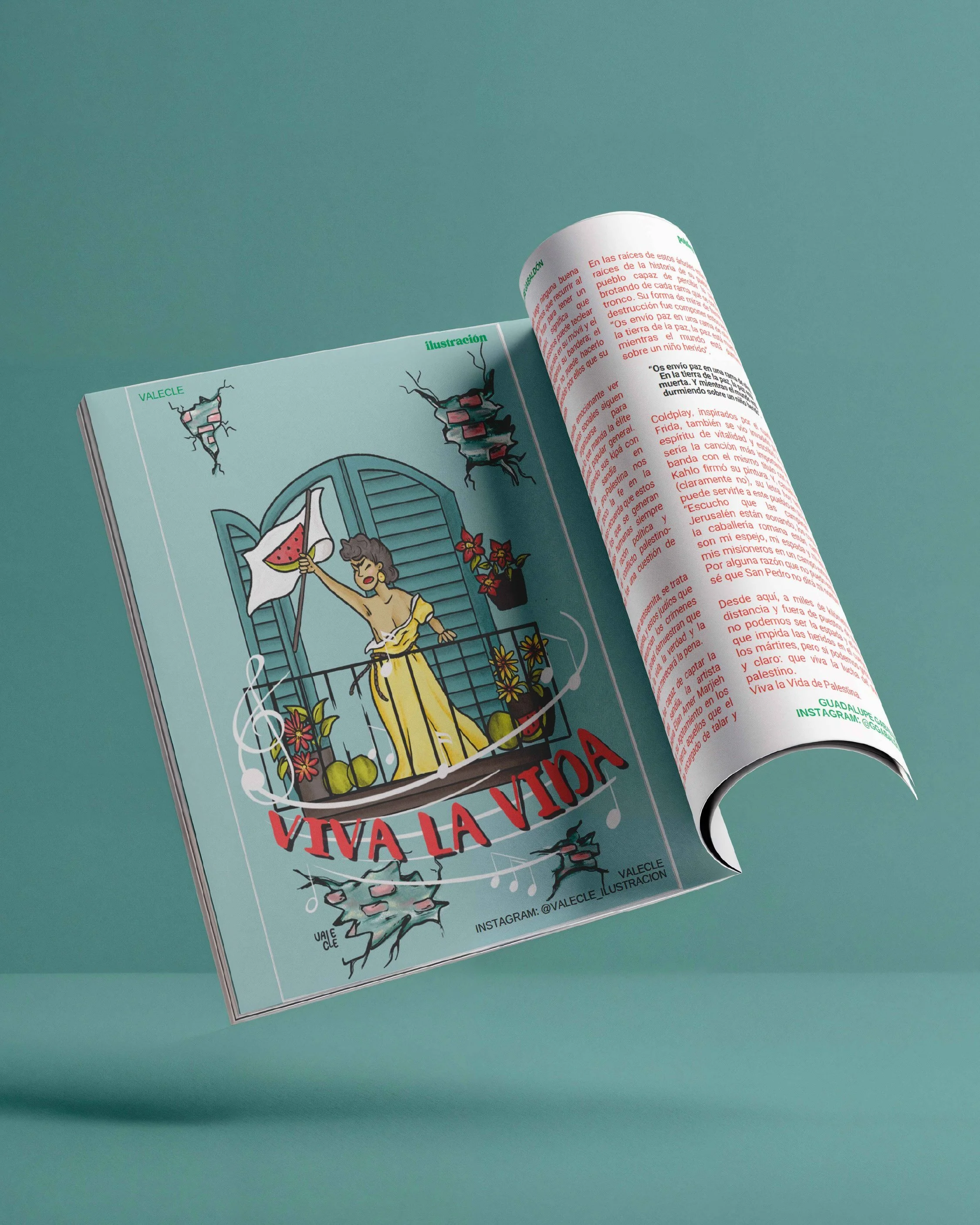 Ilustración para revista, Viva la vida