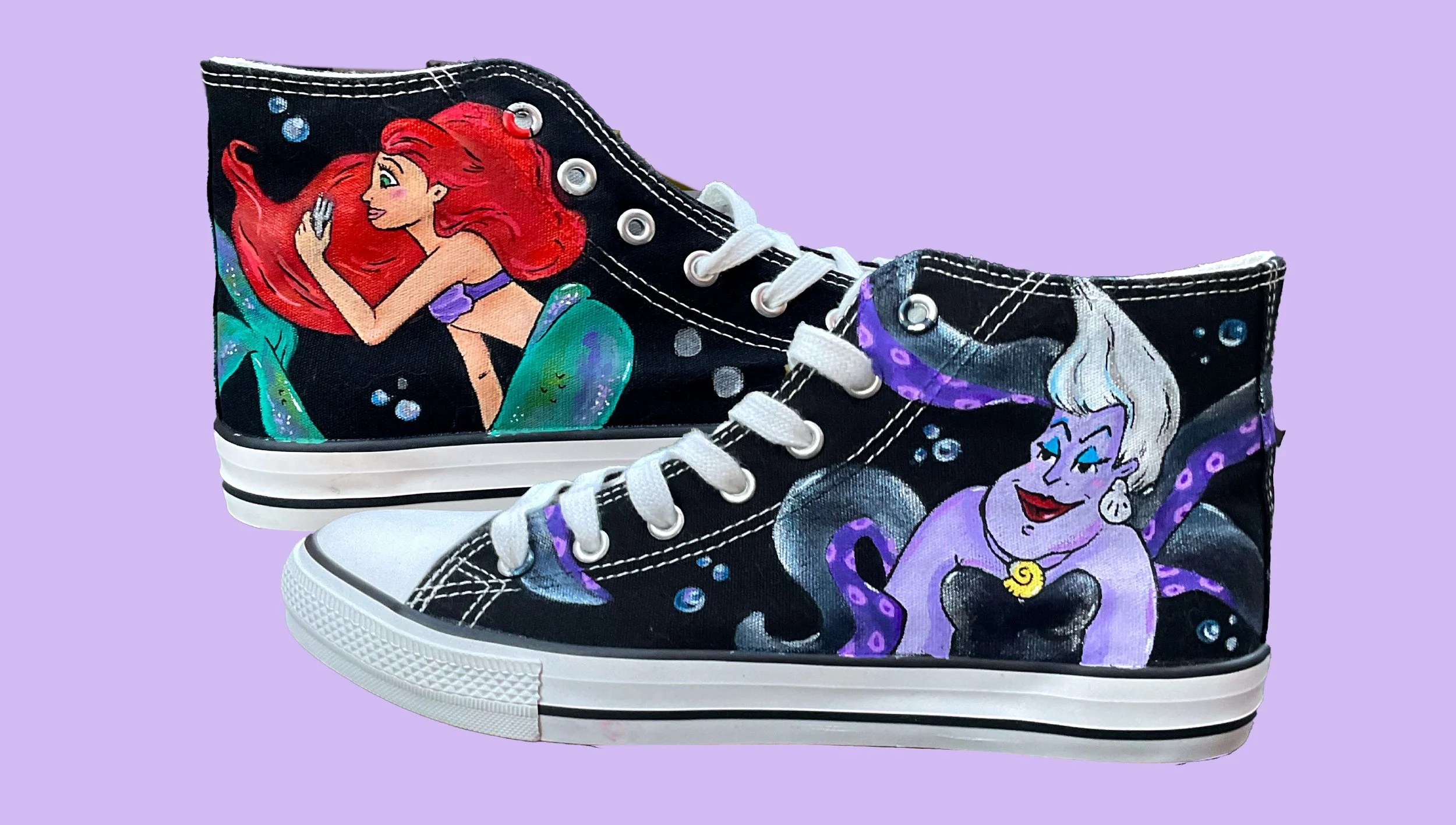 Zapatillas de tela personalizadas, pintadas a mano inspiradas en El Viaje de Chihiro