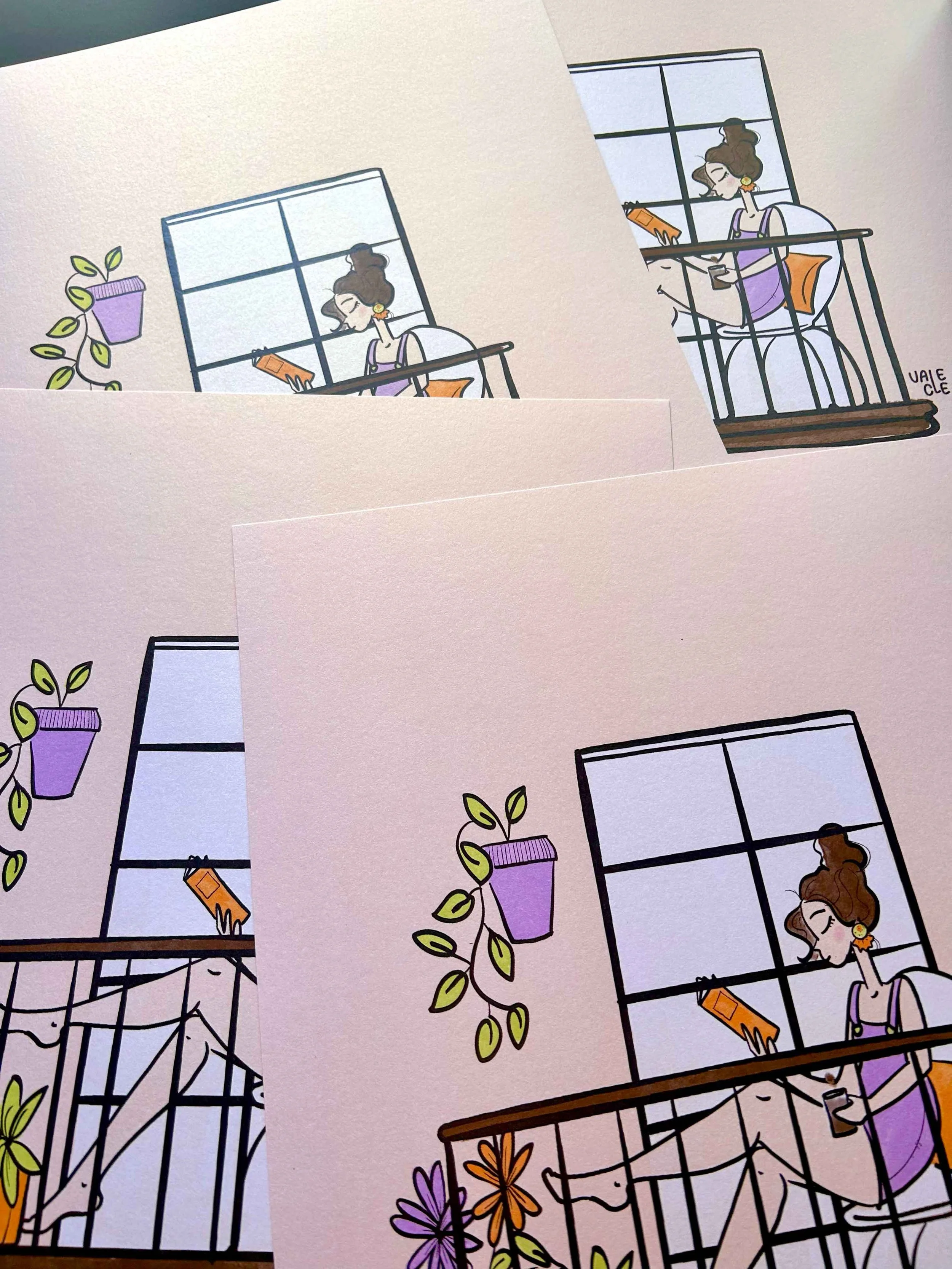 Lámina impresa con efecto brillo