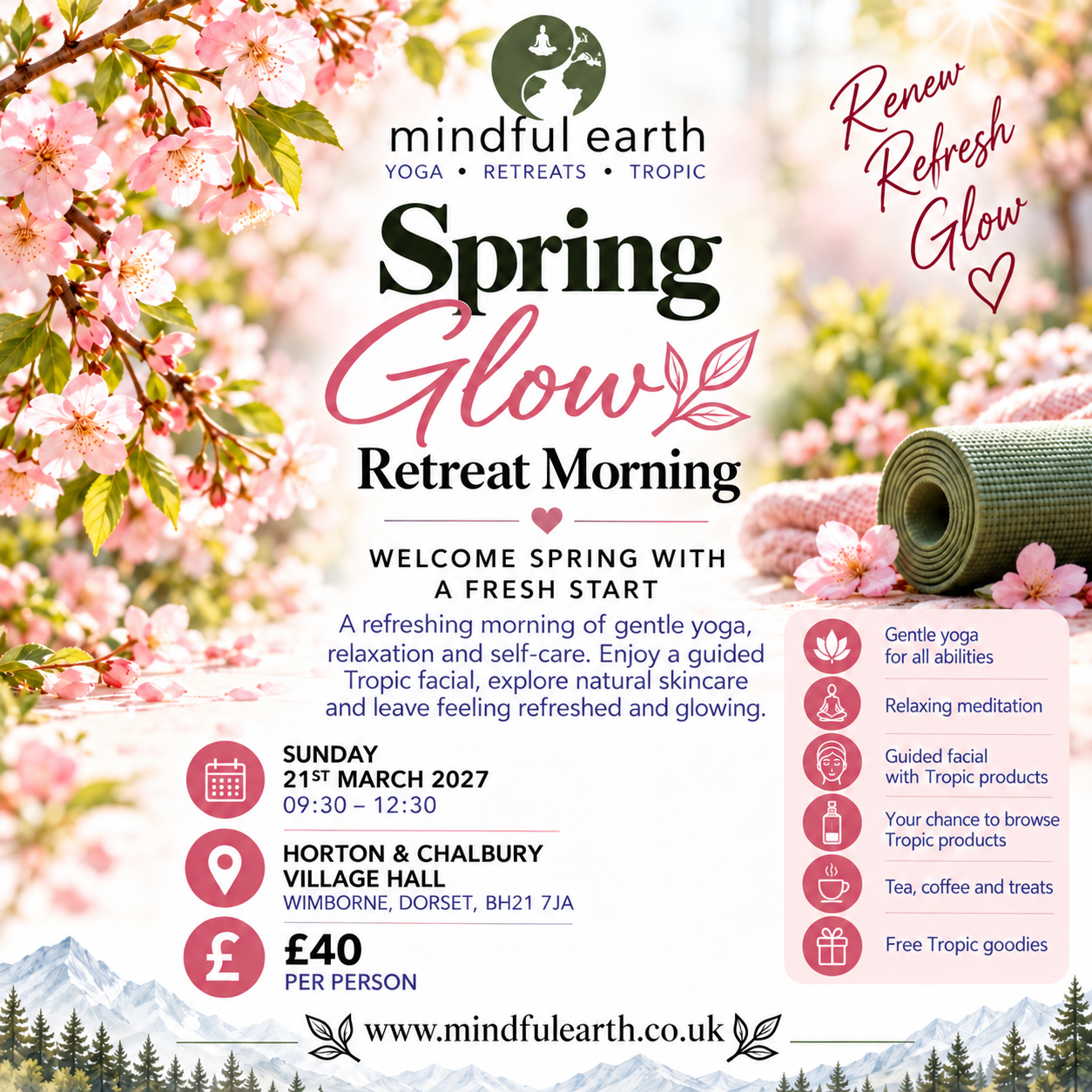 Spring Glow | Retreat Morning - 21st March 2027
