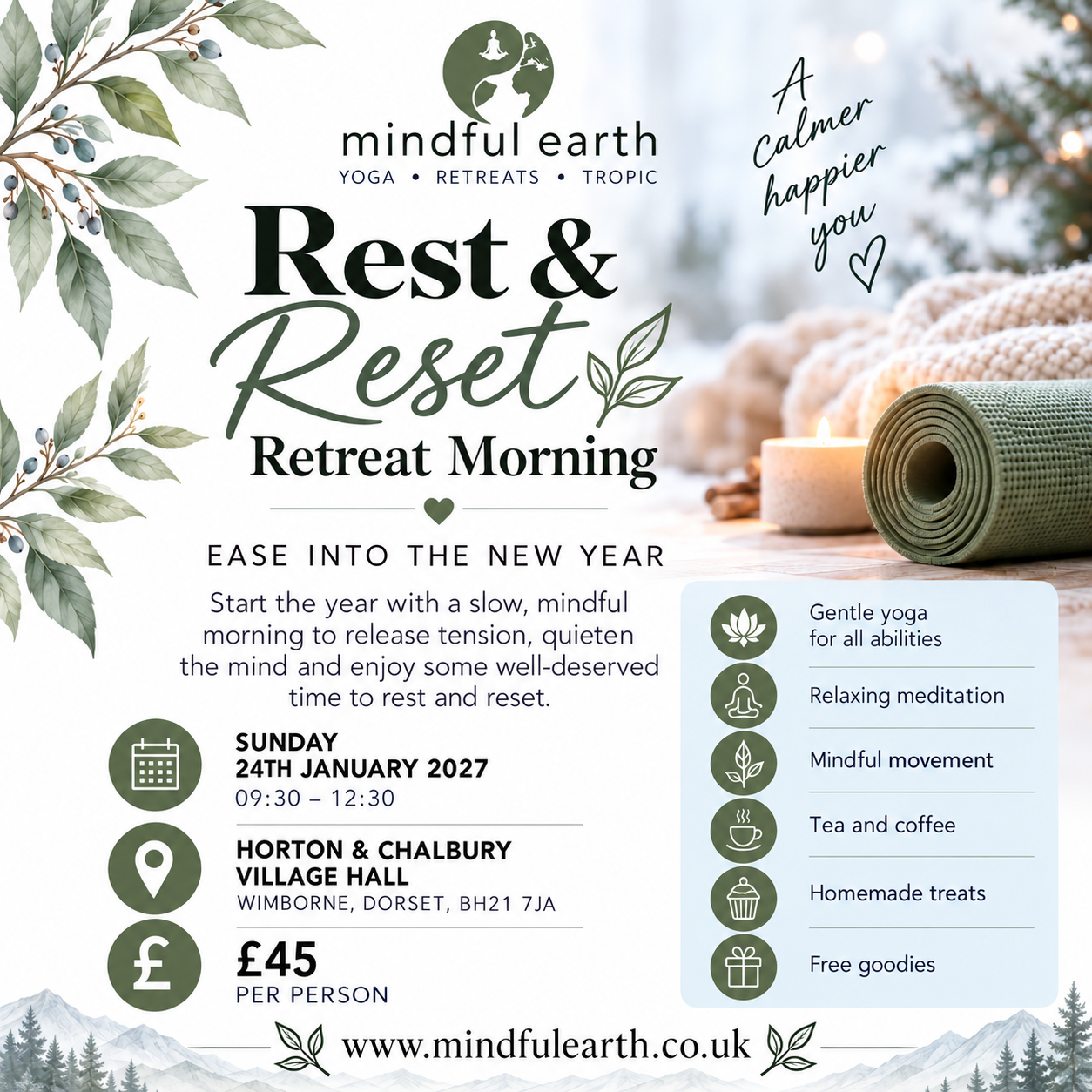 Rest & Reset | Retreat Morning - 24th January 2027