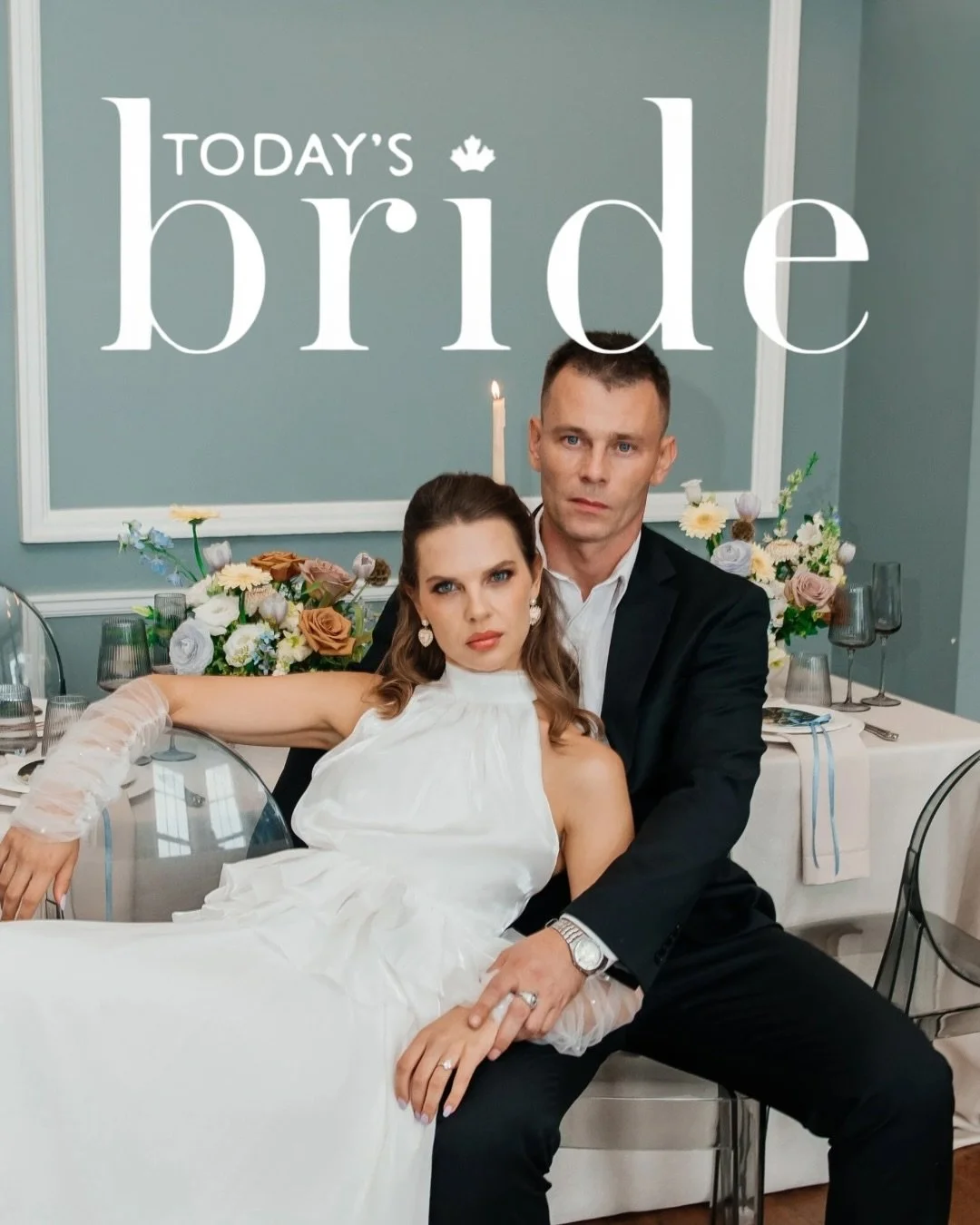 What I love most about stylized shoots is how every vendor brings a piece of their craft to the table - and seeing it featured in 𝘛𝘰𝘥𝘢𝘺&rsquo;𝘴 𝘉𝘳𝘪𝘥𝘦 made it even sweeter 💙🤎

Planning &amp; Design - @silkyi.events 
Photography - @annakra