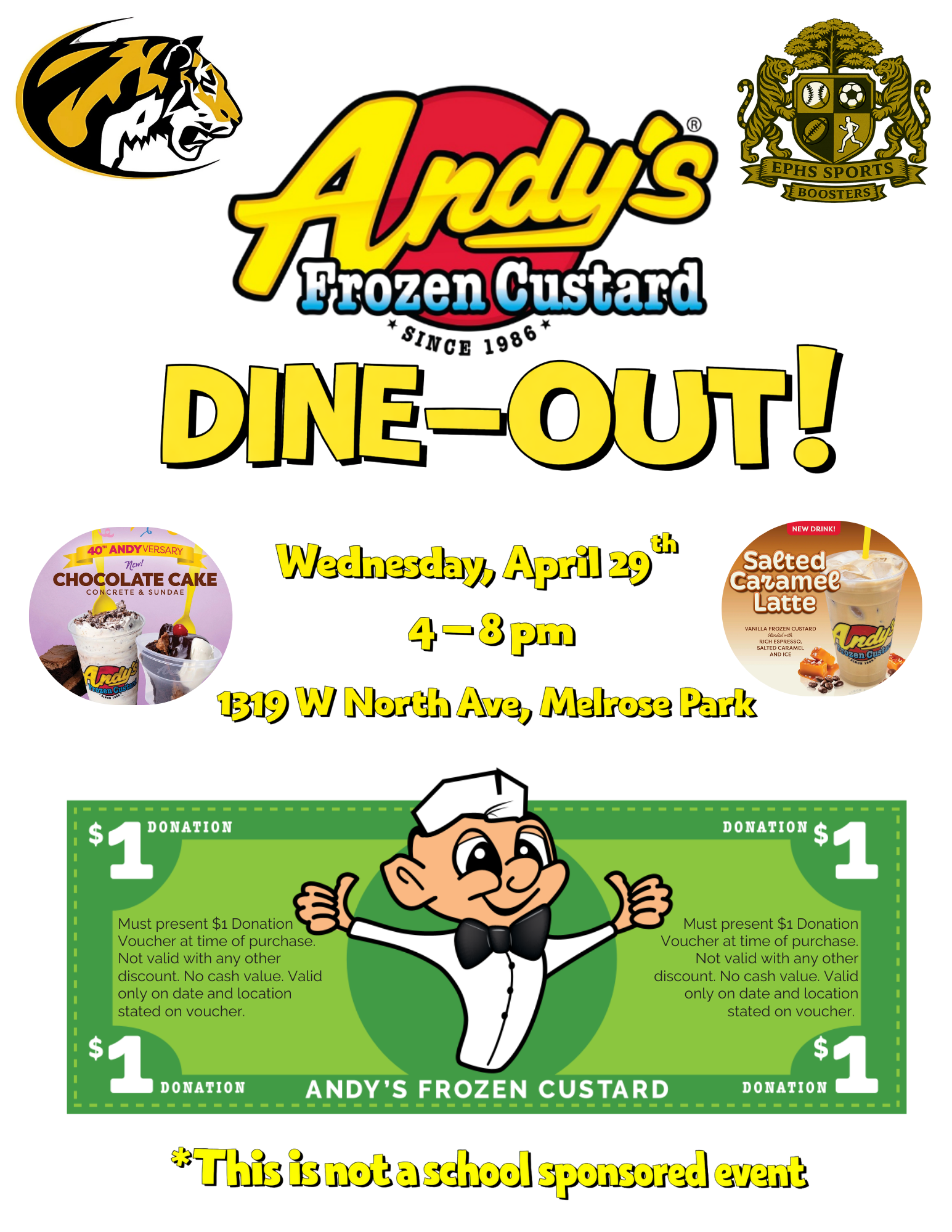 Andy’s Dine-Out Fundraiser